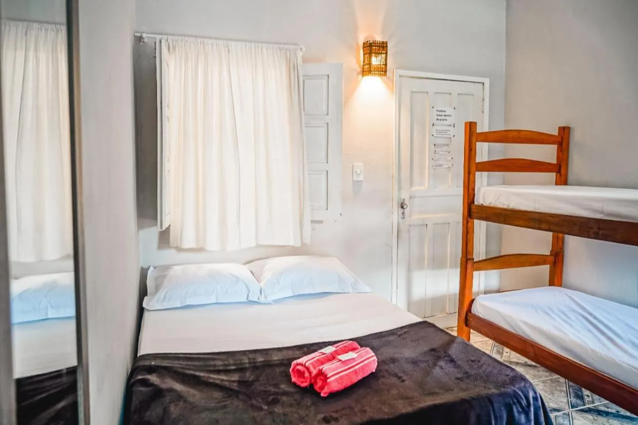 Bed in Pousada Vila Baiana