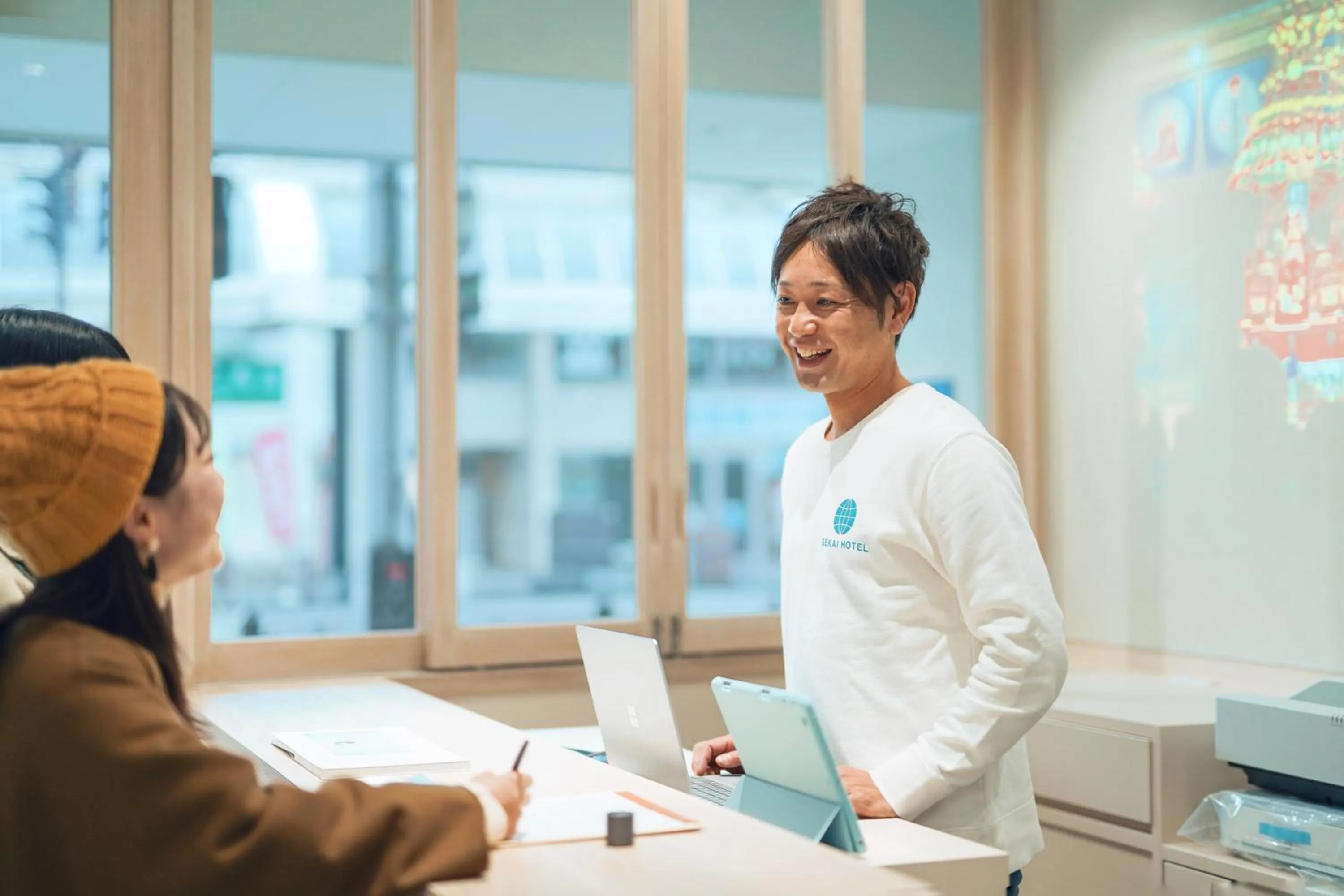 Staff in SEKAI HOTEL Takaoka