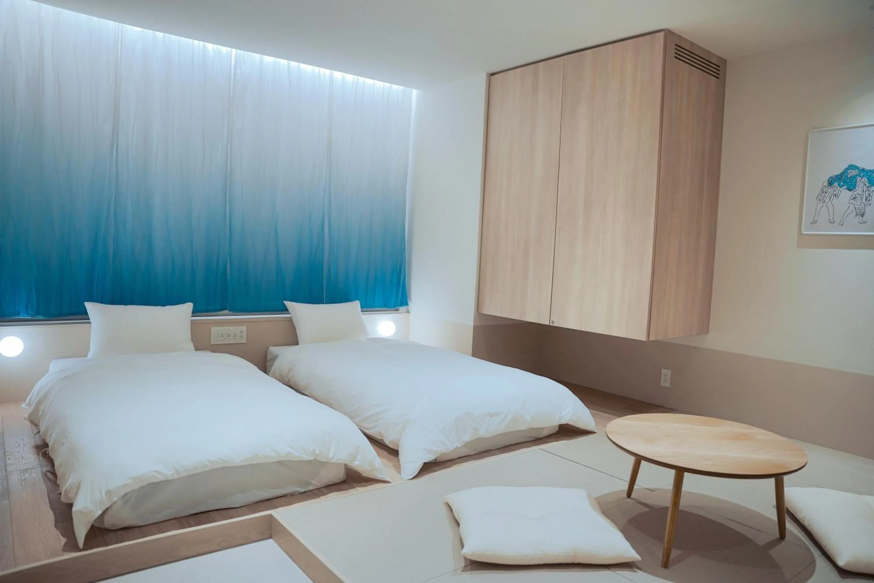 Photo of the whole room, Bed in SEKAI HOTEL Takaoka