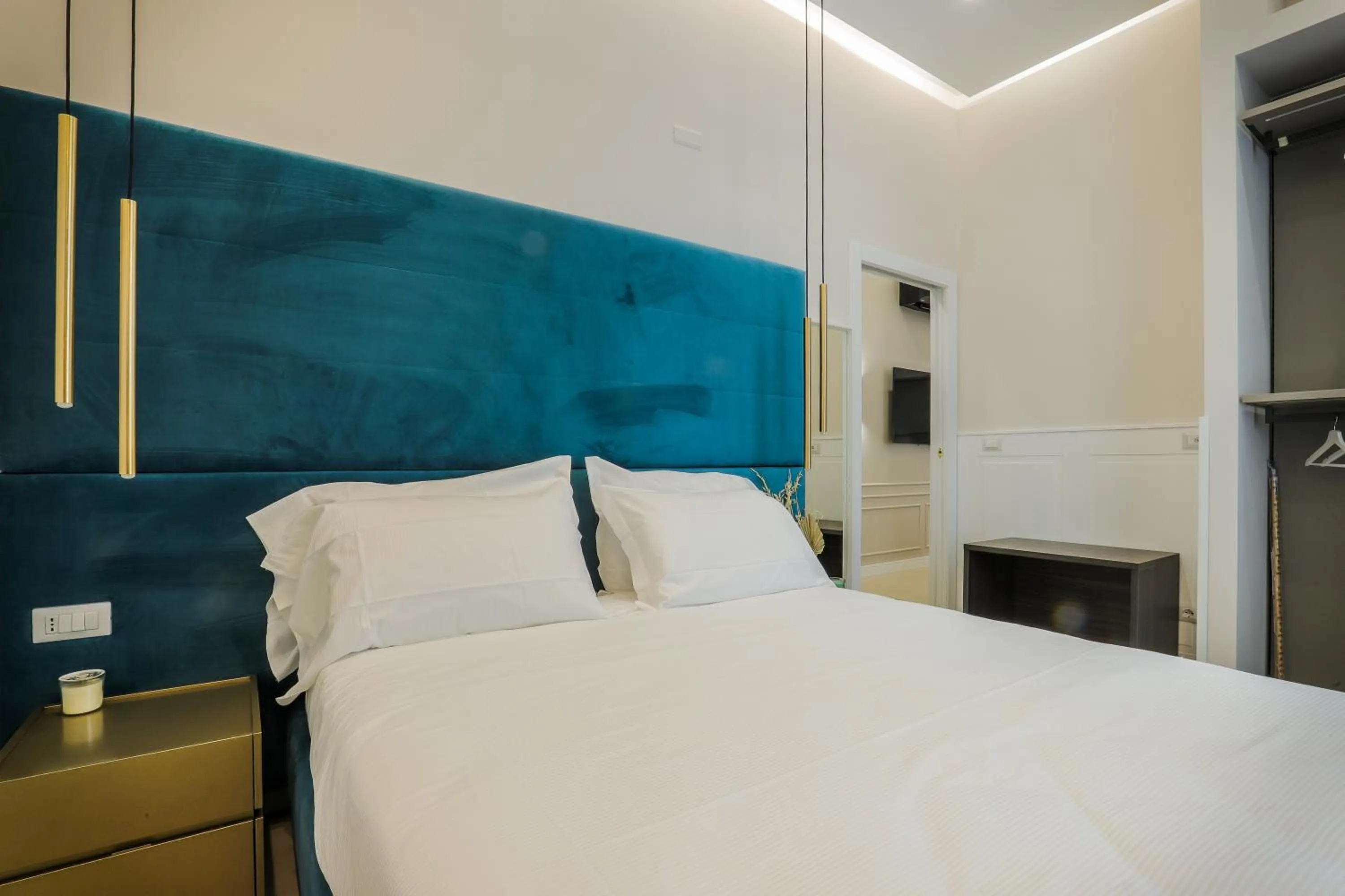 Bed in Conte Relais Suite