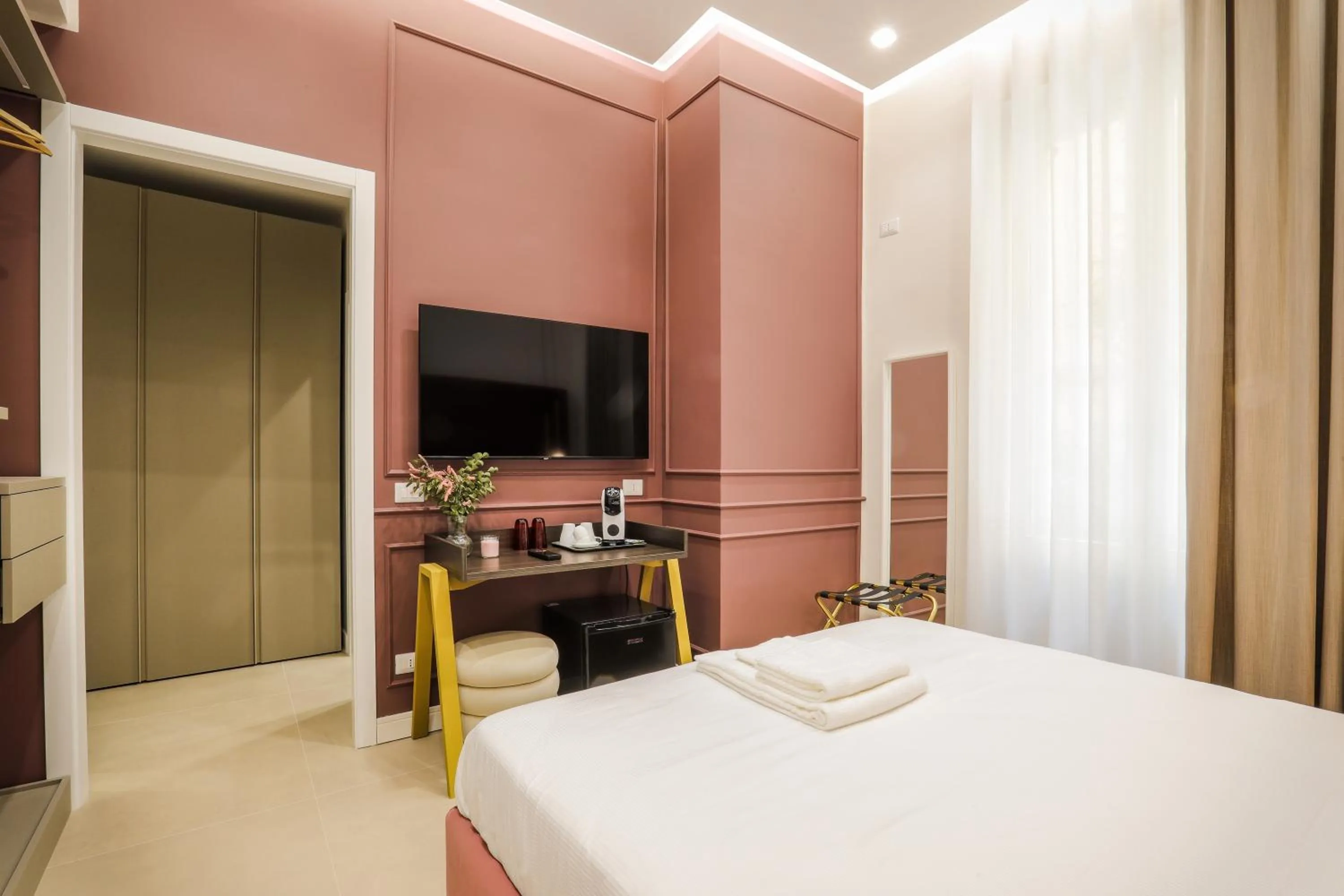 Bed in Conte Relais Suite