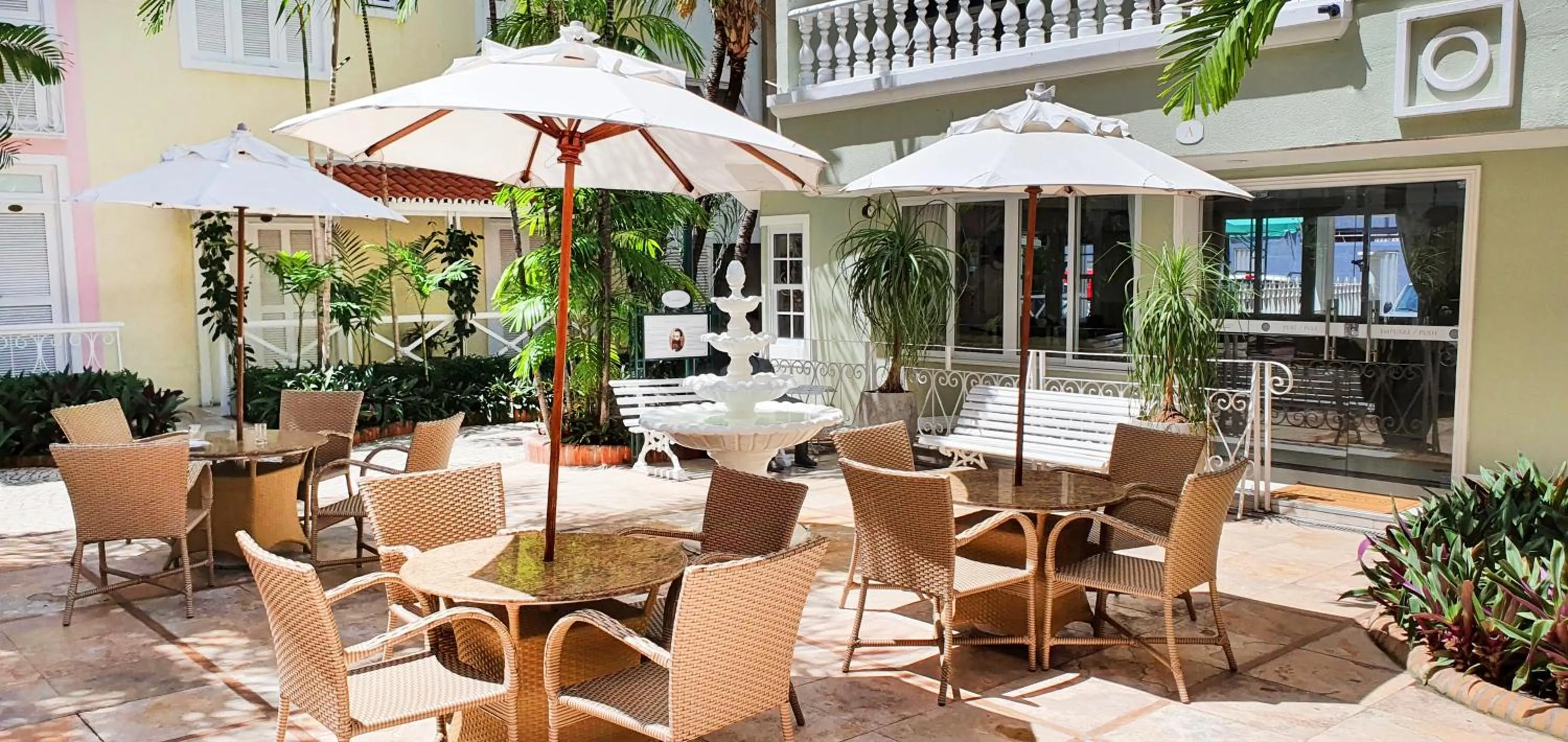 Patio in Hotel Villa Mayor Charme