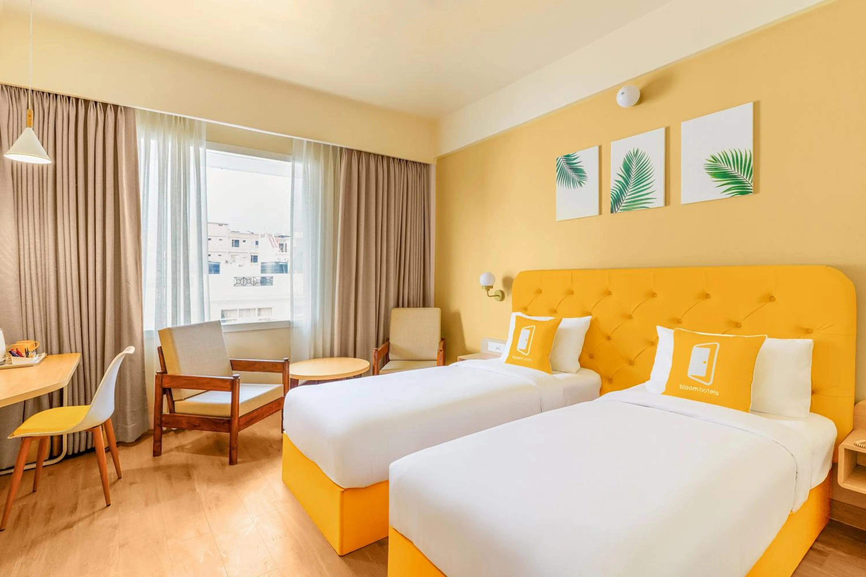 Bedroom, Bed in Bloom Hotel - Katra