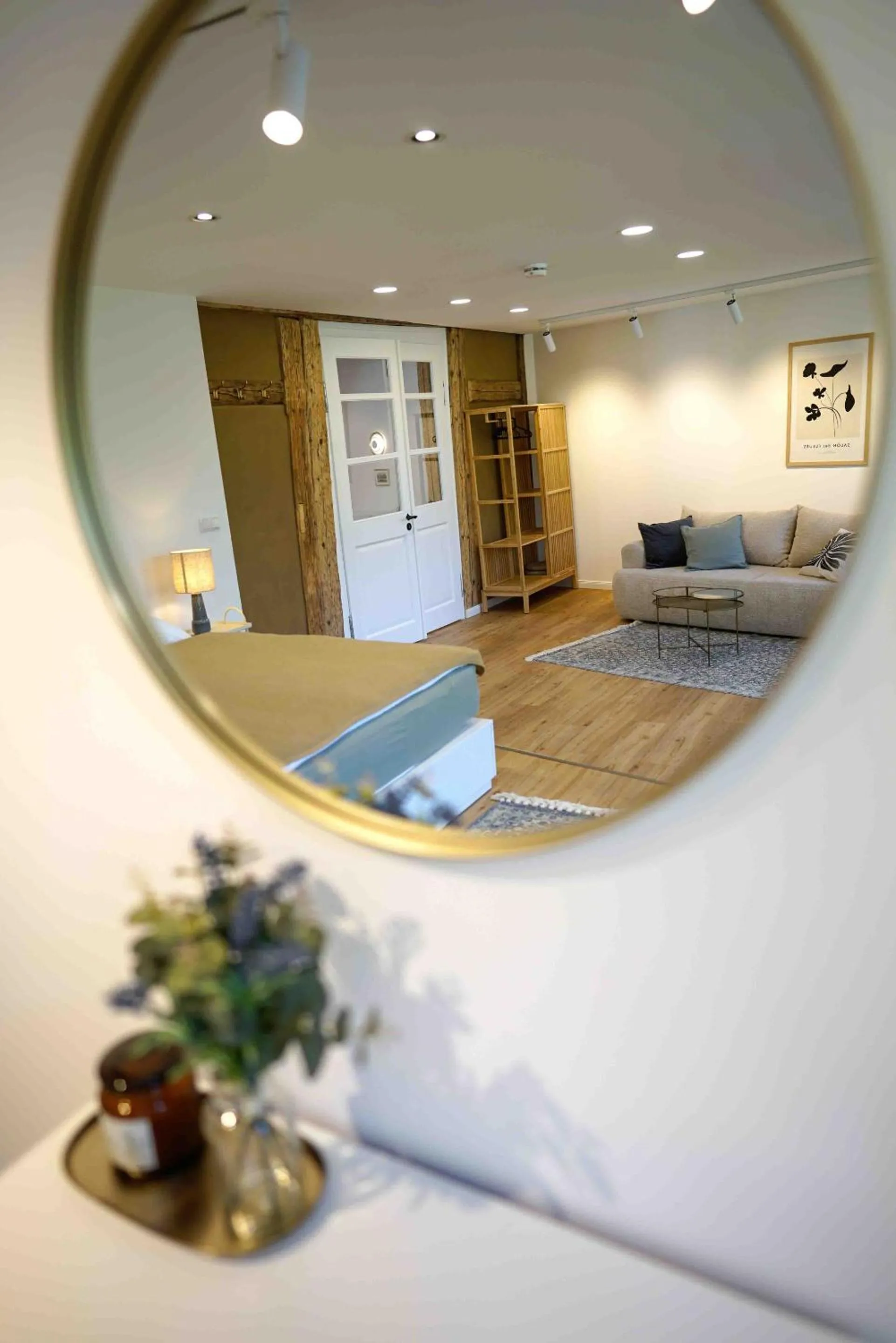 Bedroom in Lady Milavie apartments