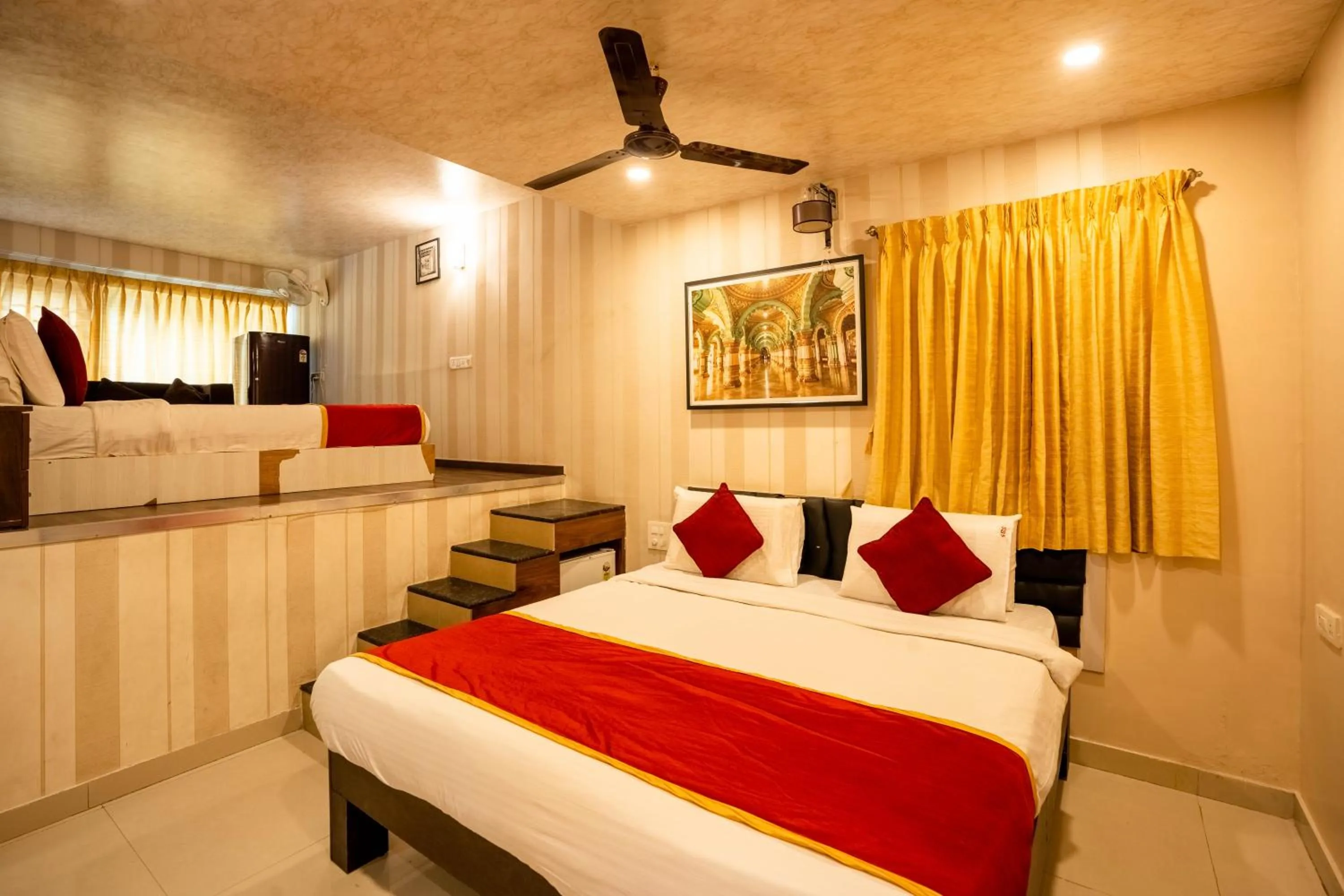 Bed in Seasons Suites Koramangala