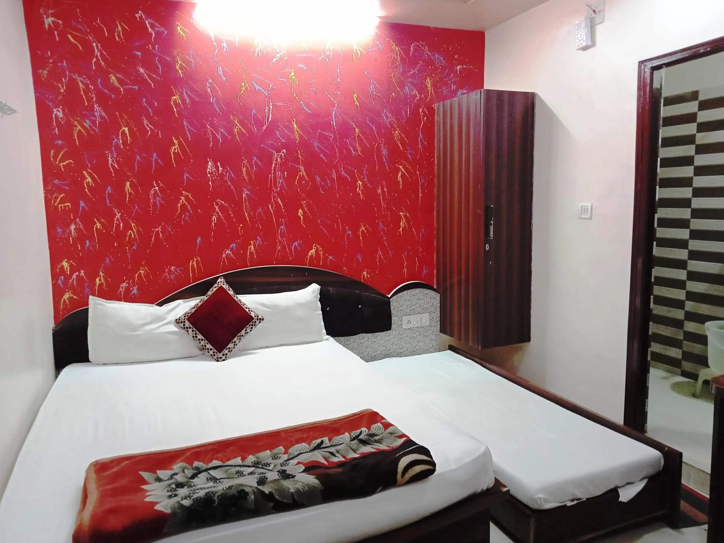 Bed in Hotel HM International