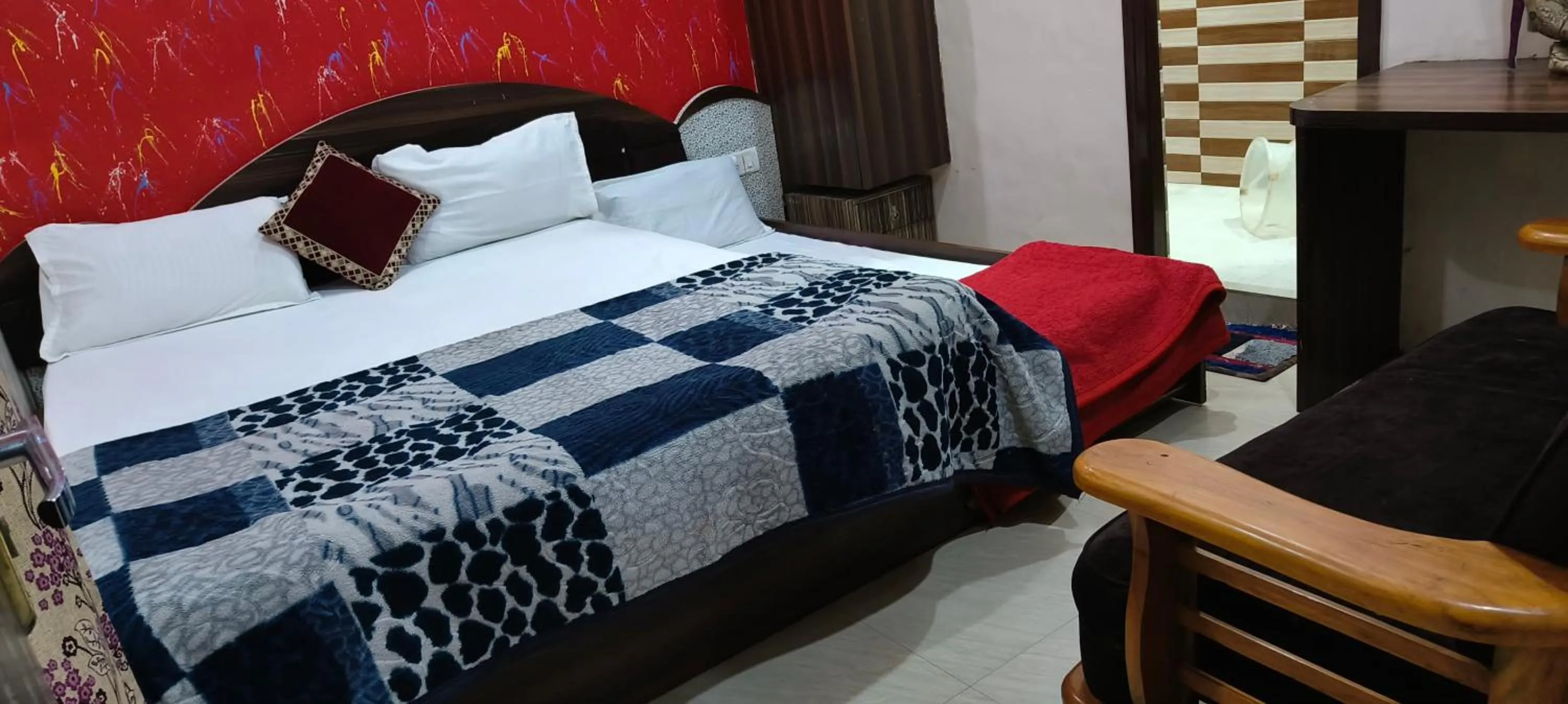 Bed in Hotel HM International