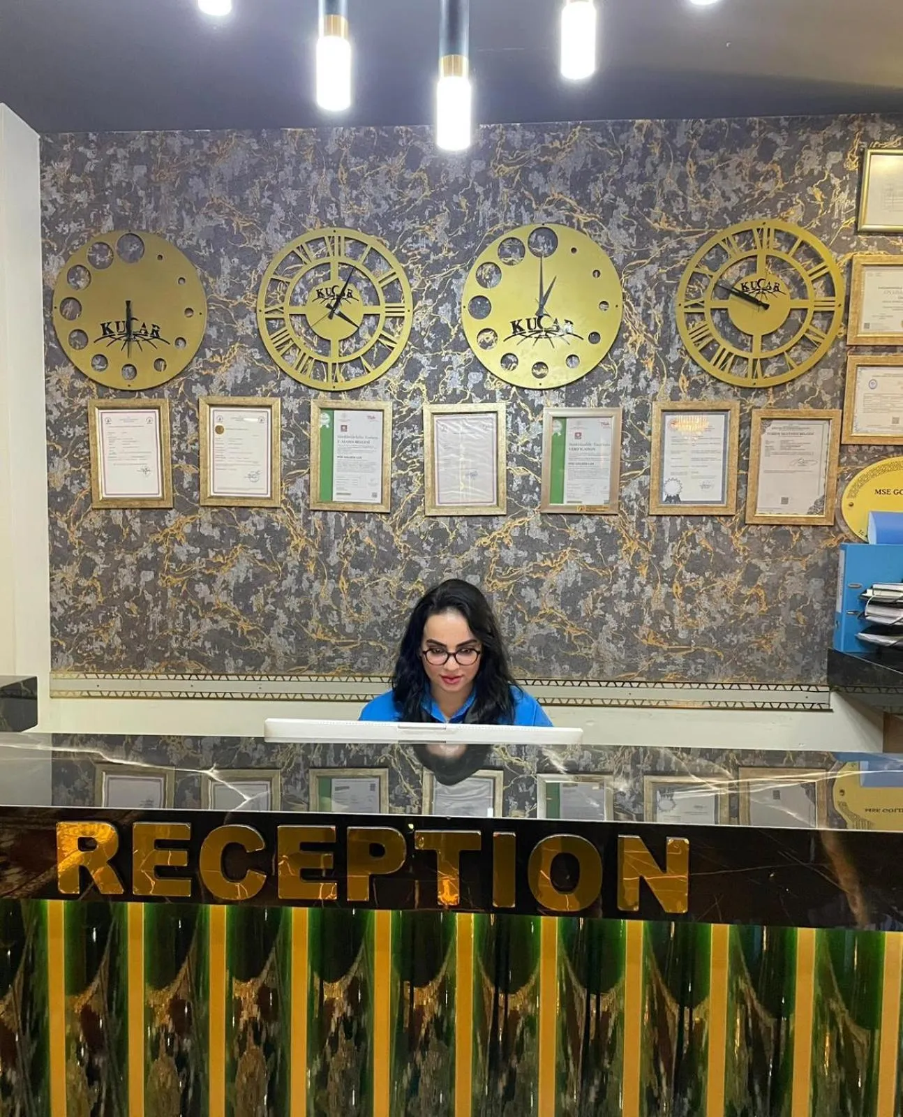 Lobby or reception in Golden Lux Hotel Antalya