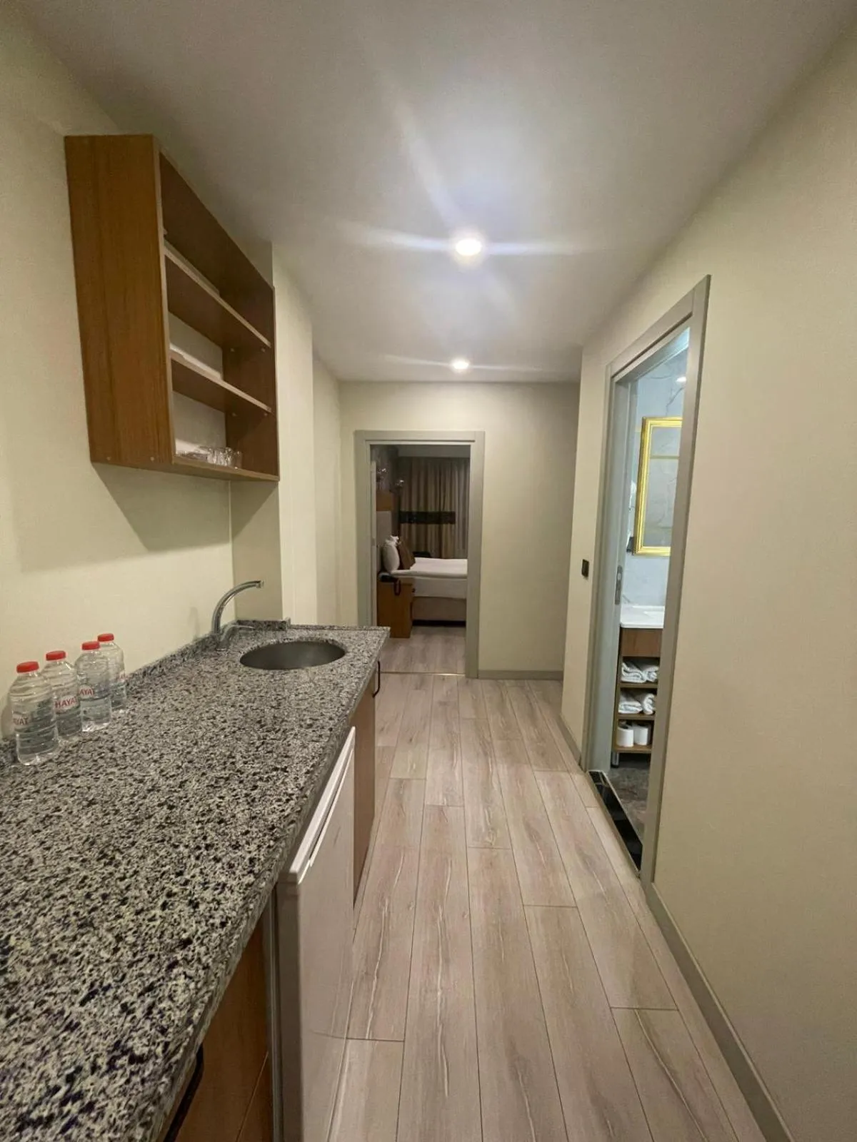 Kitchen or kitchenette in Golden Lux Hotel Antalya