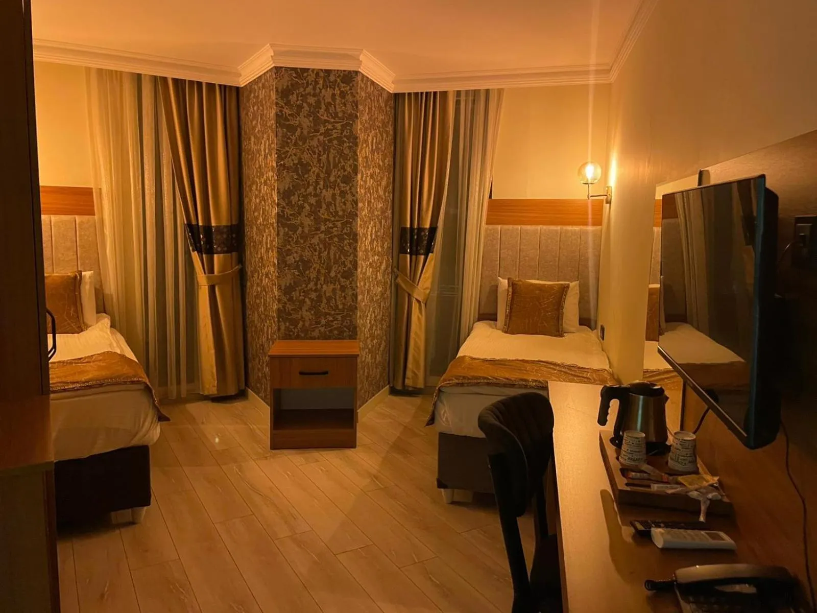 Bed in Golden Lux Hotel Antalya