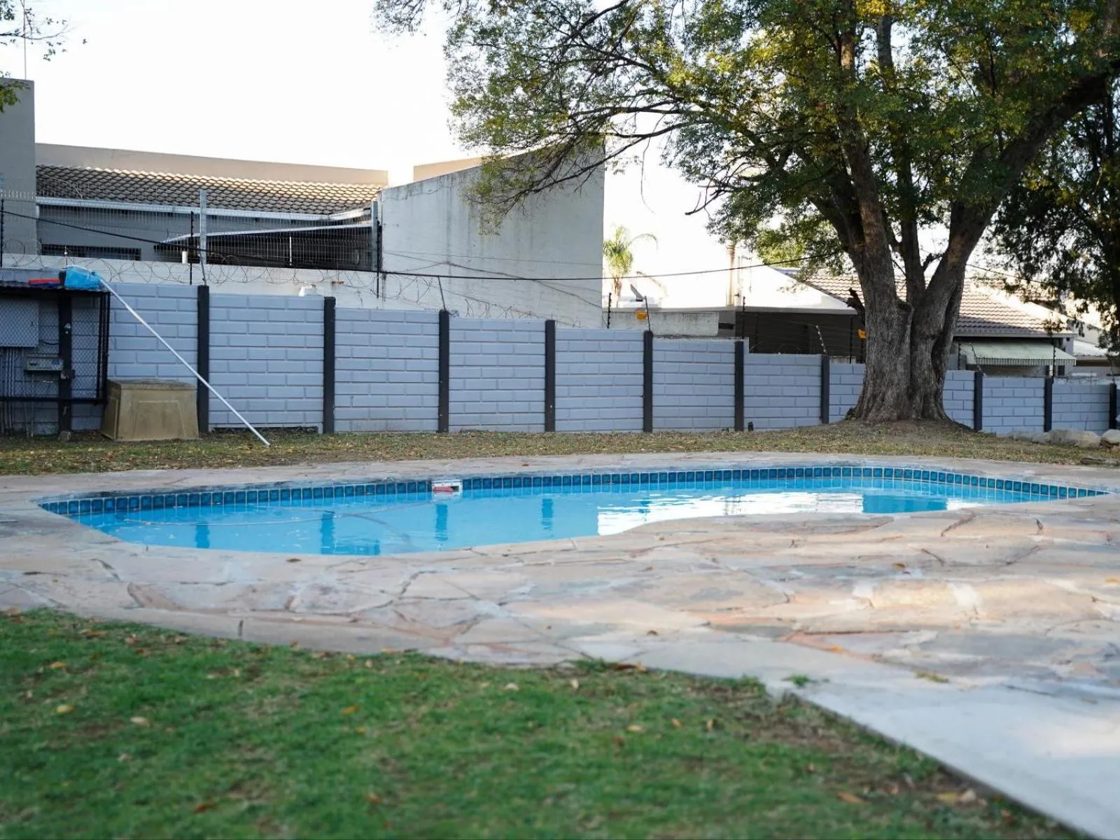 Pool view in Aqua Guest House