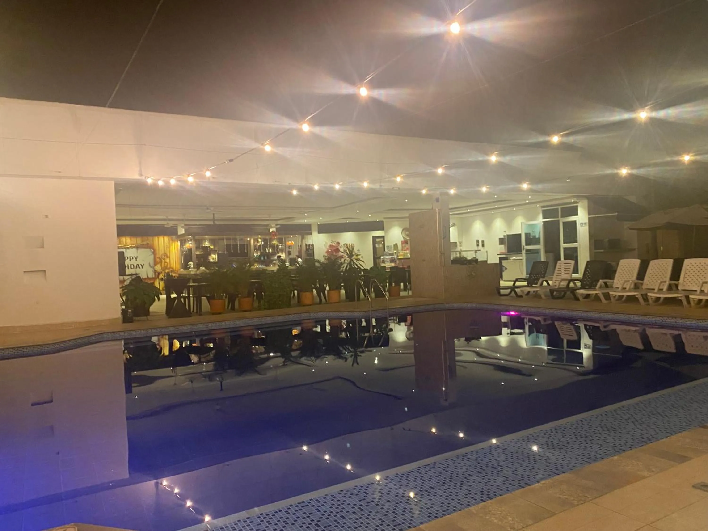 Pool view in Hotel deluxe oasis de la colina boutique