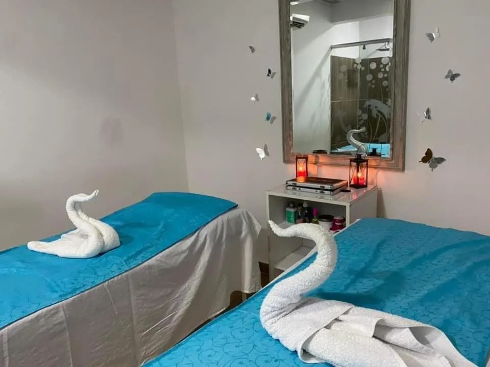 towels, Bed in Hotel deluxe oasis de la colina boutique