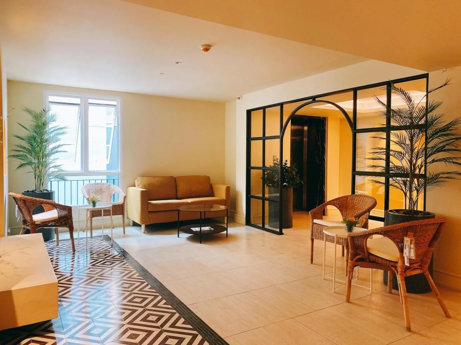 Seating area in Kastel Bangkok Hotel