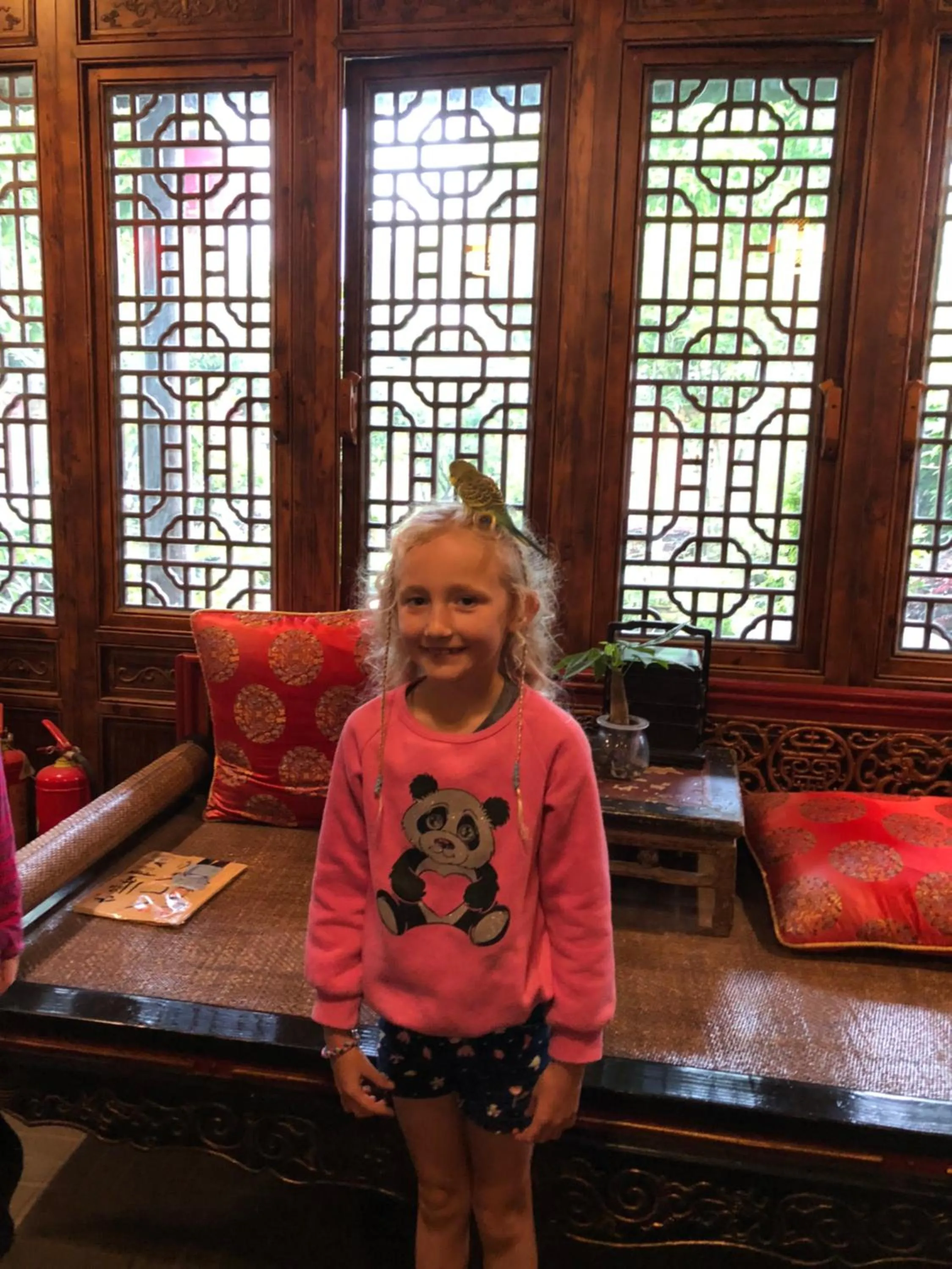 young children in Yangshuo Mountain Nest Boutique Hotel