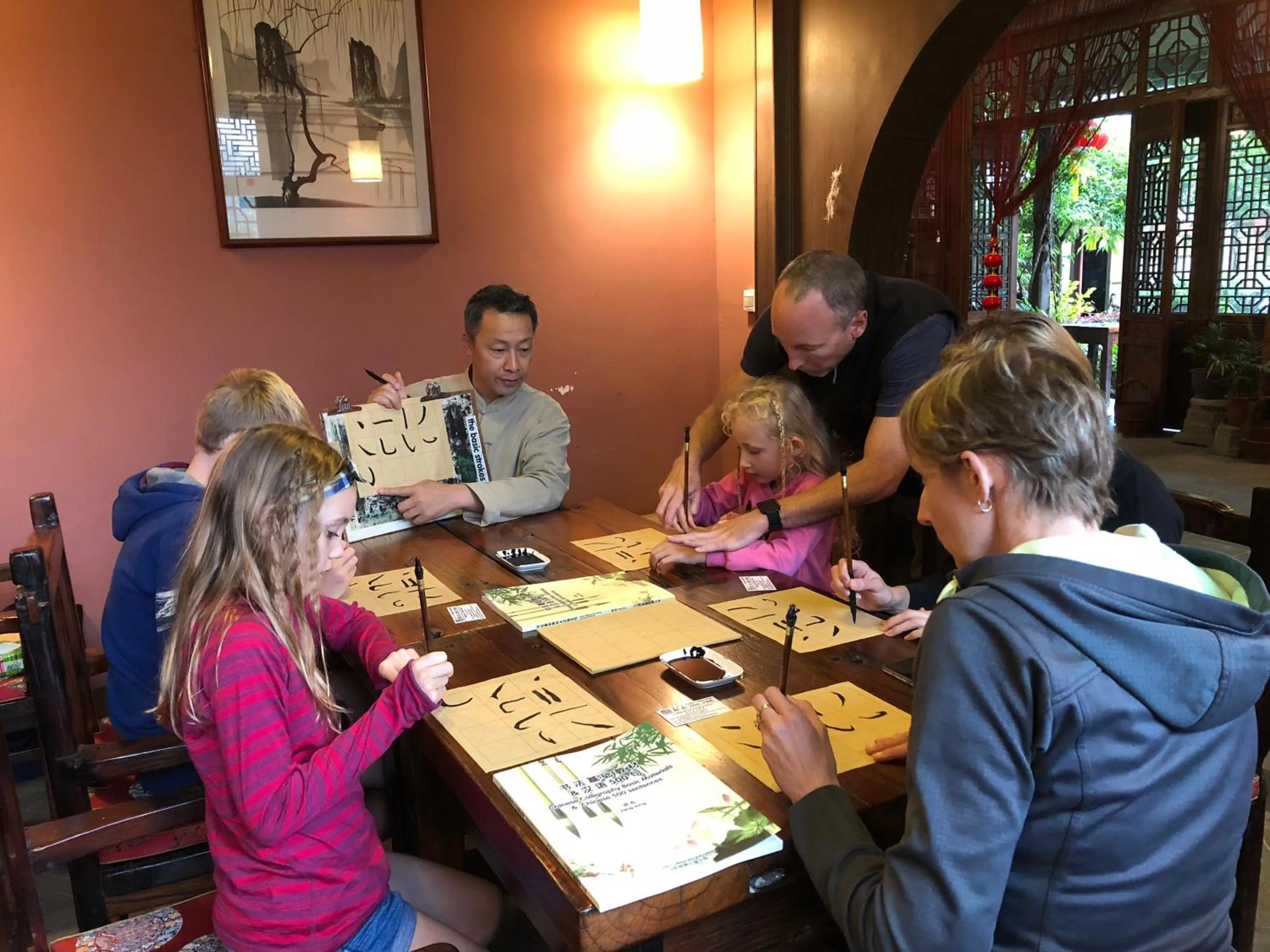 People in Yangshuo Mountain Nest Boutique Hotel