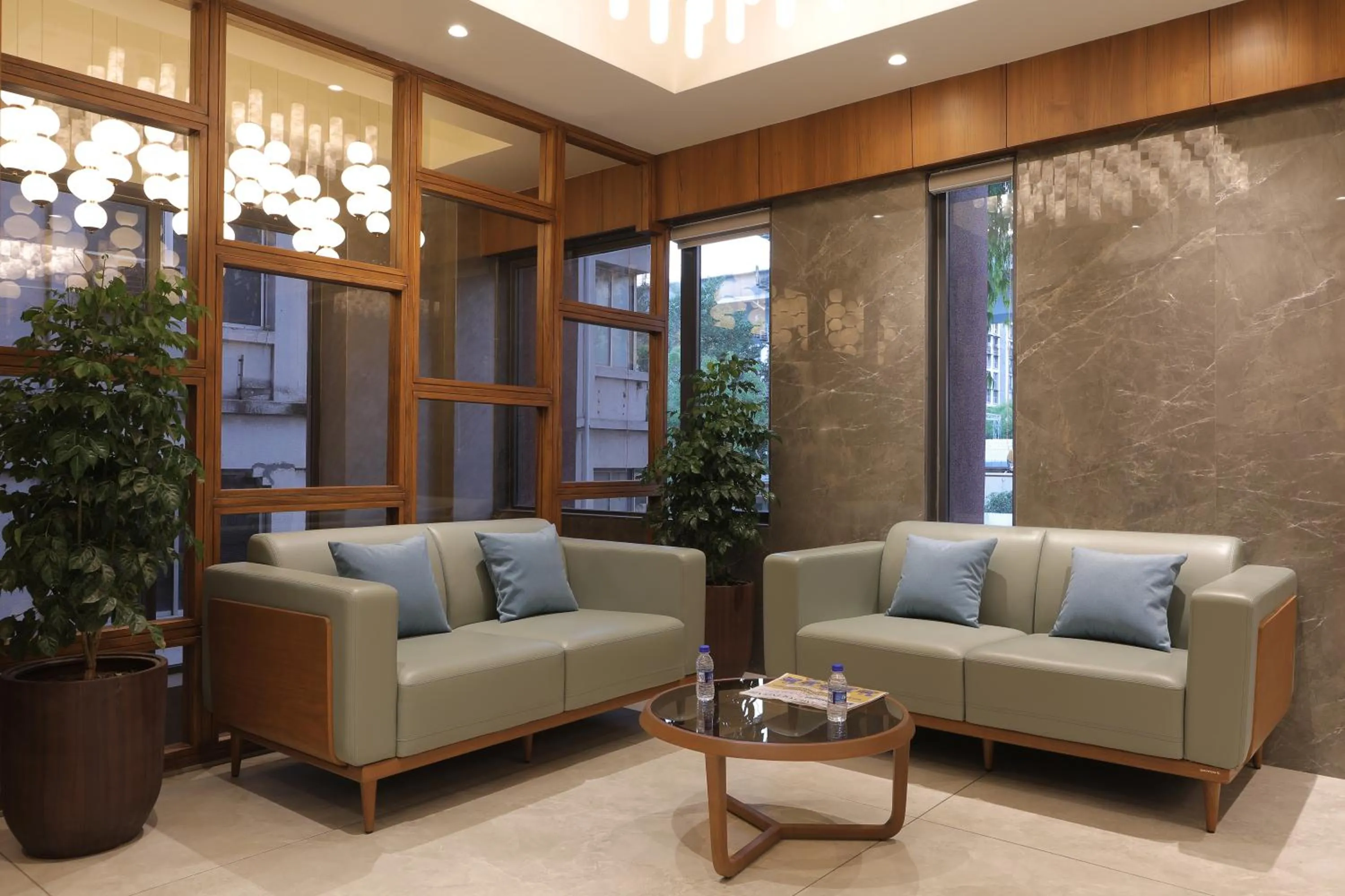 Seating area in Plenteous Inn