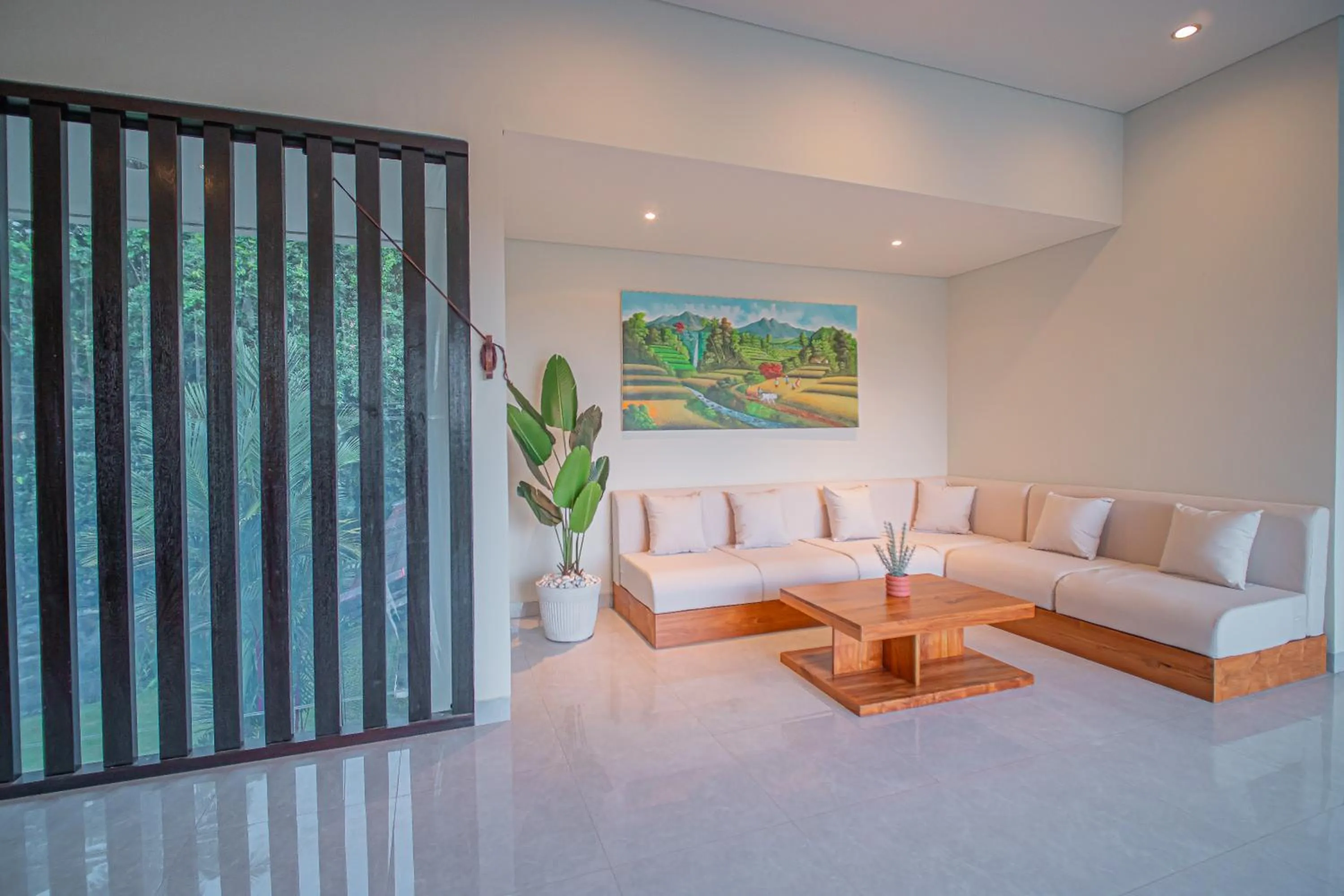 Seating area in Mahadewi Sunset Villa