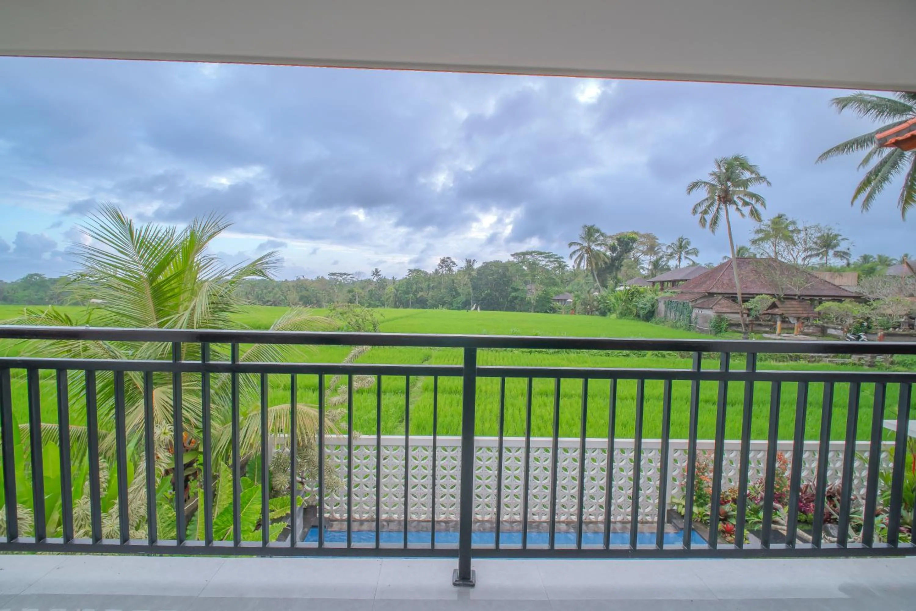 Balcony/Terrace in Mahadewi Sunset Villa