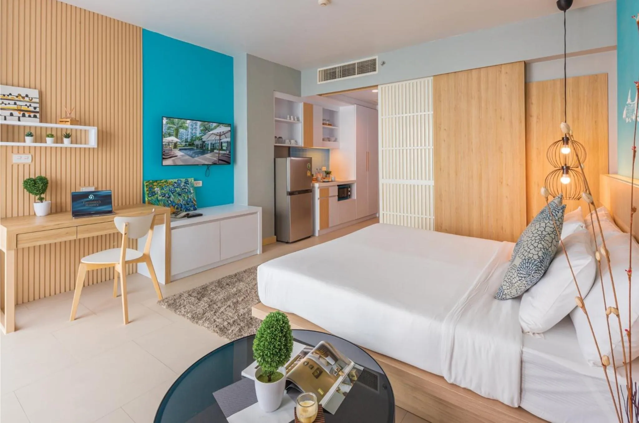 Bed in Fishermens Harbour Urban Resort - SHA Extra Plus