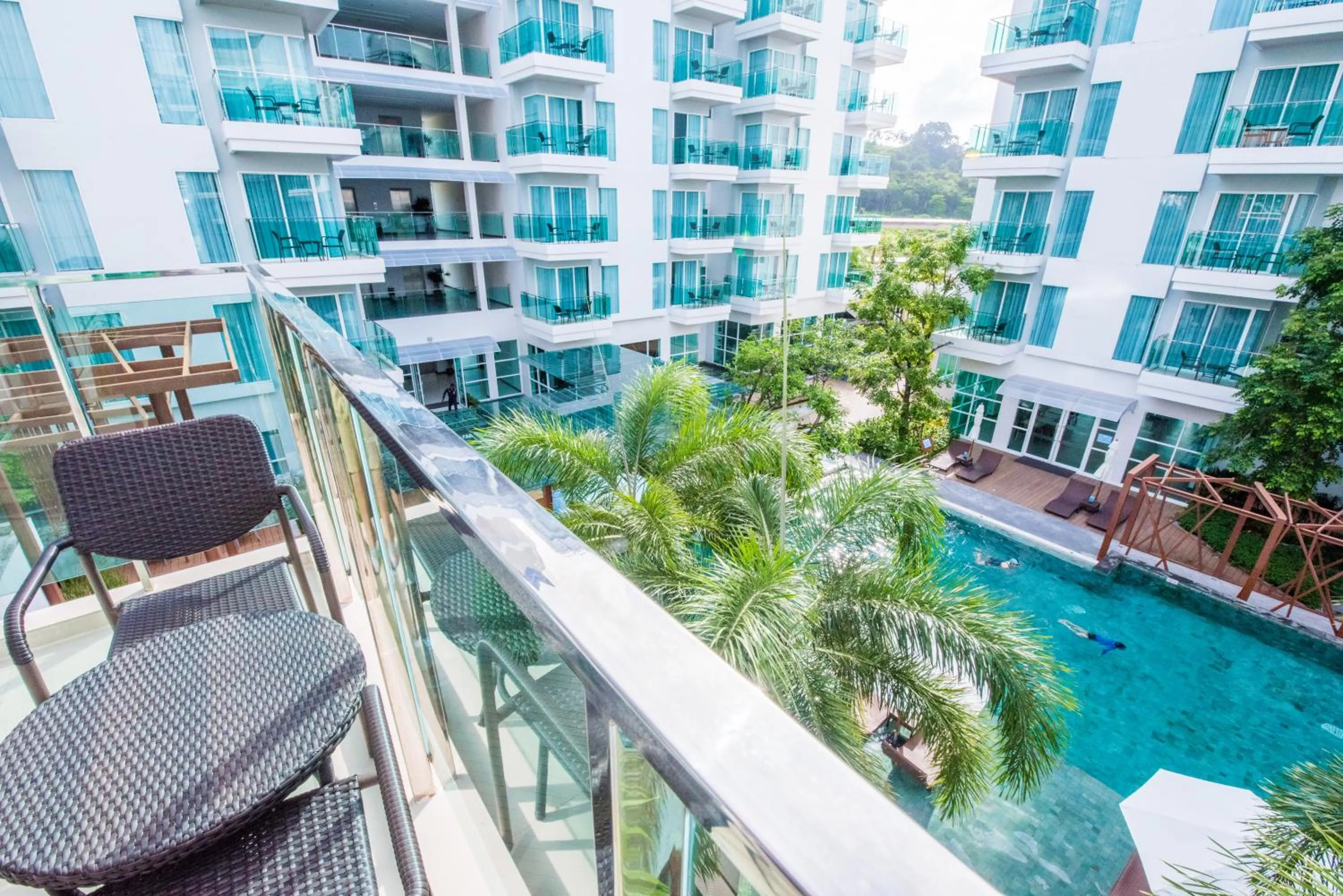 Balcony/Terrace in Fishermens Harbour Urban Resort - SHA Extra Plus