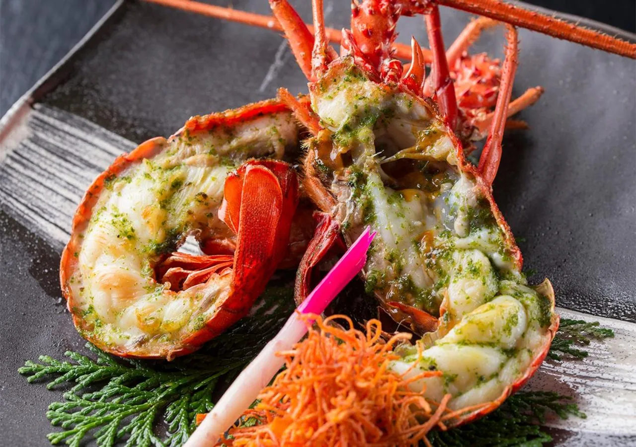 Dinner in Ryoso Uminocho