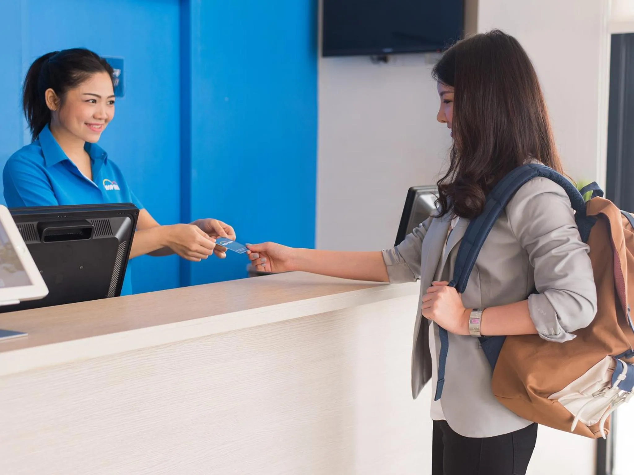 Lobby or reception in HOP INN Mae Sot Building A