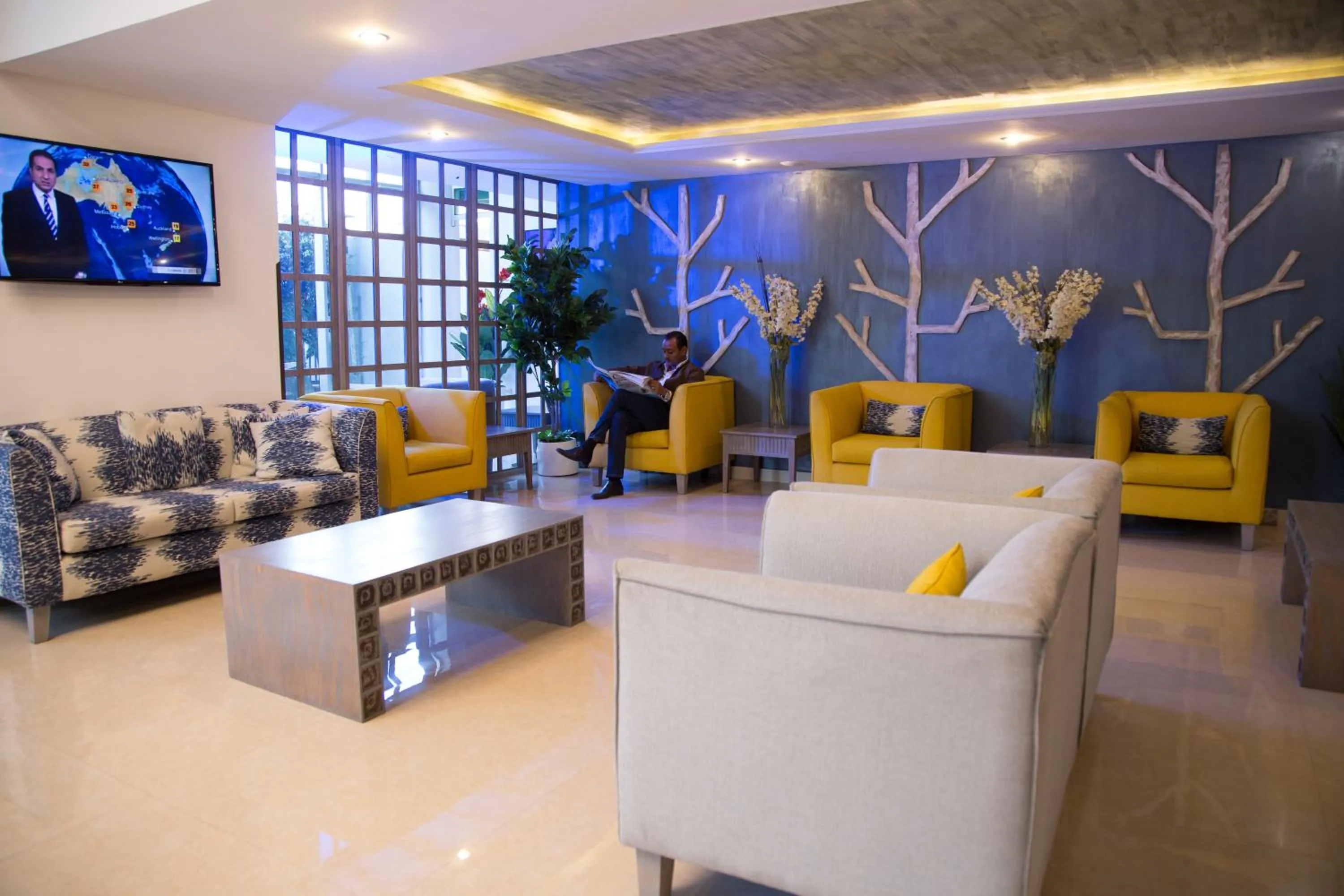 Lobby or reception in Jupiter International Hotel - Cazanchis