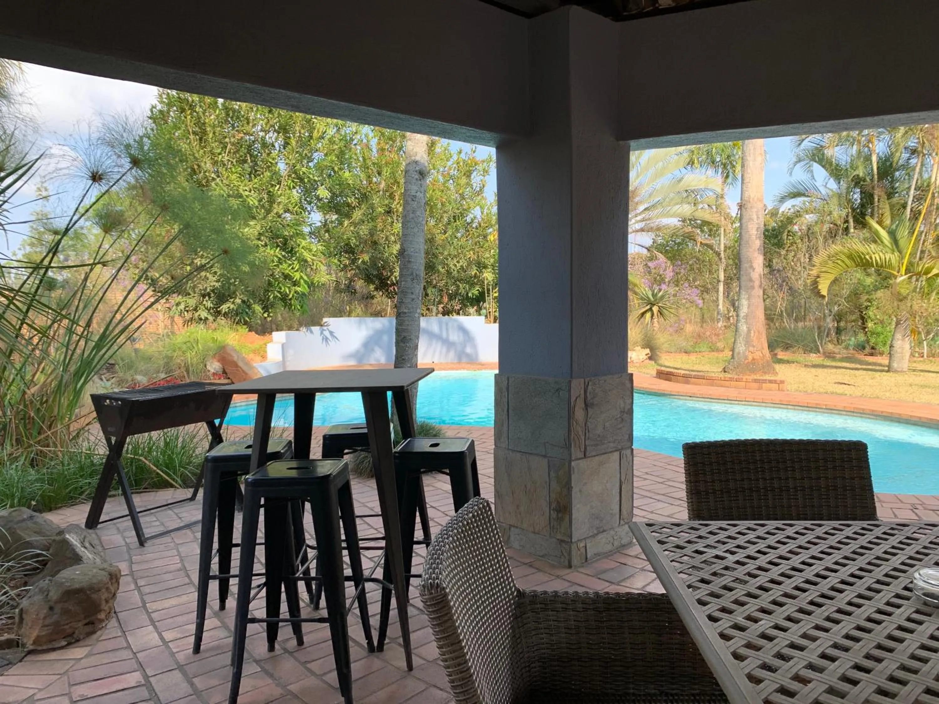 Patio in ilanda Guest House