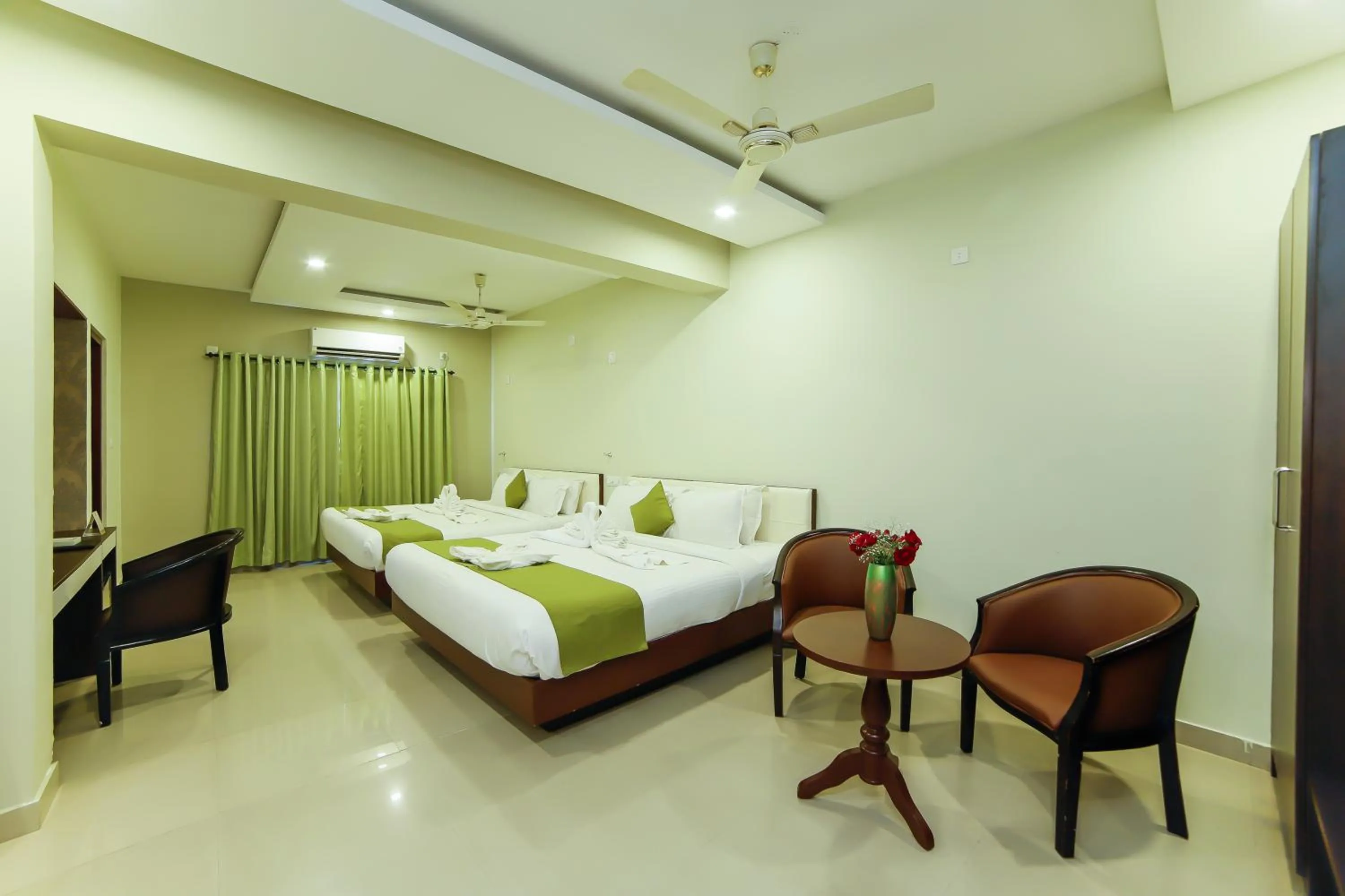 Photo of the whole room, Bed in Sreepathi Indraprastha