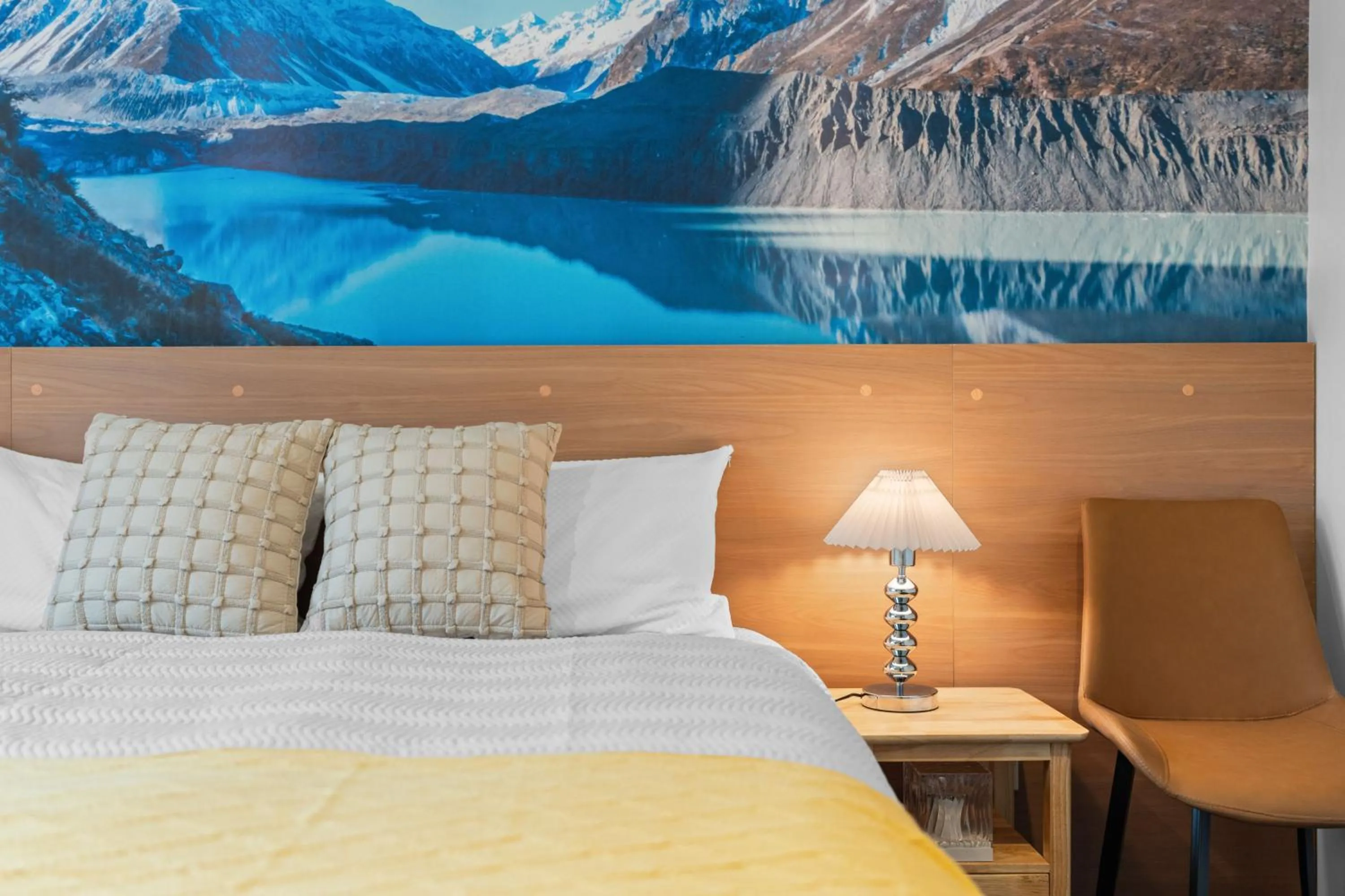 Bed in Sunshine Suites