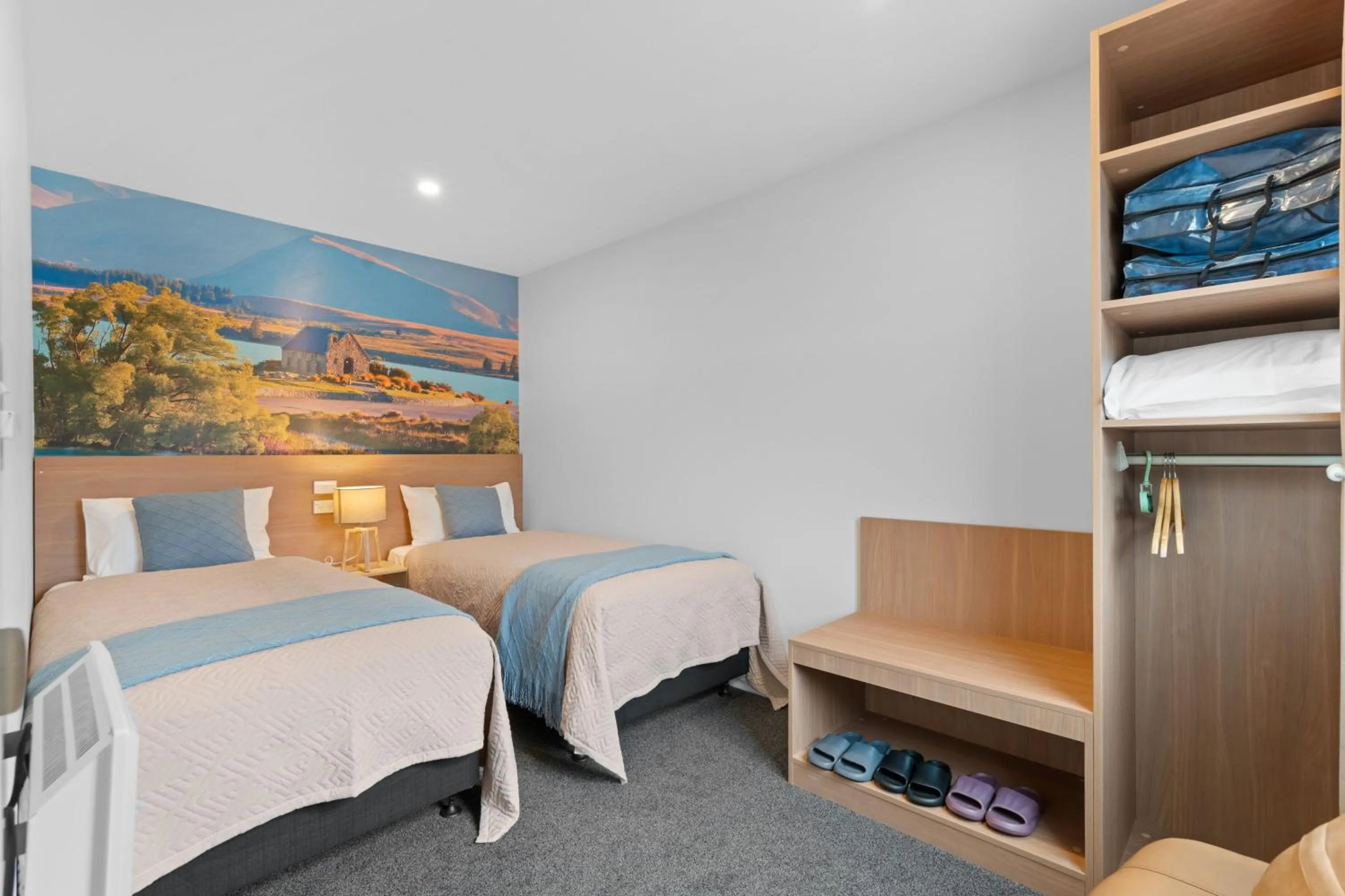 Bed in Sunshine Suites