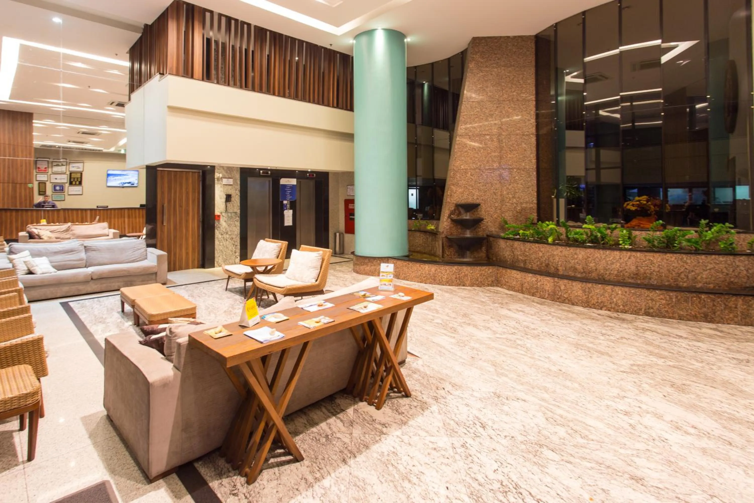 Lobby or reception in Hotel Brasil Tropical