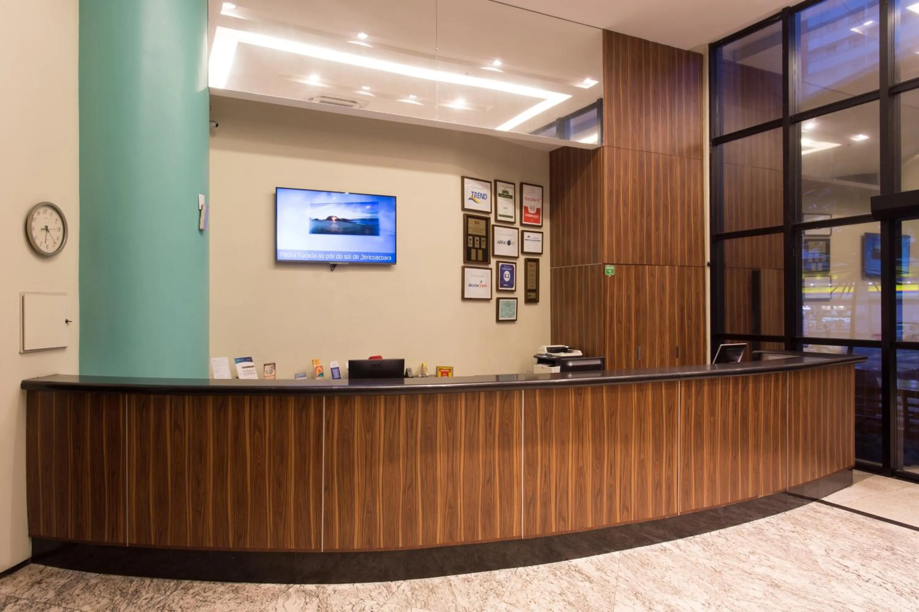 Lobby or reception in Hotel Brasil Tropical