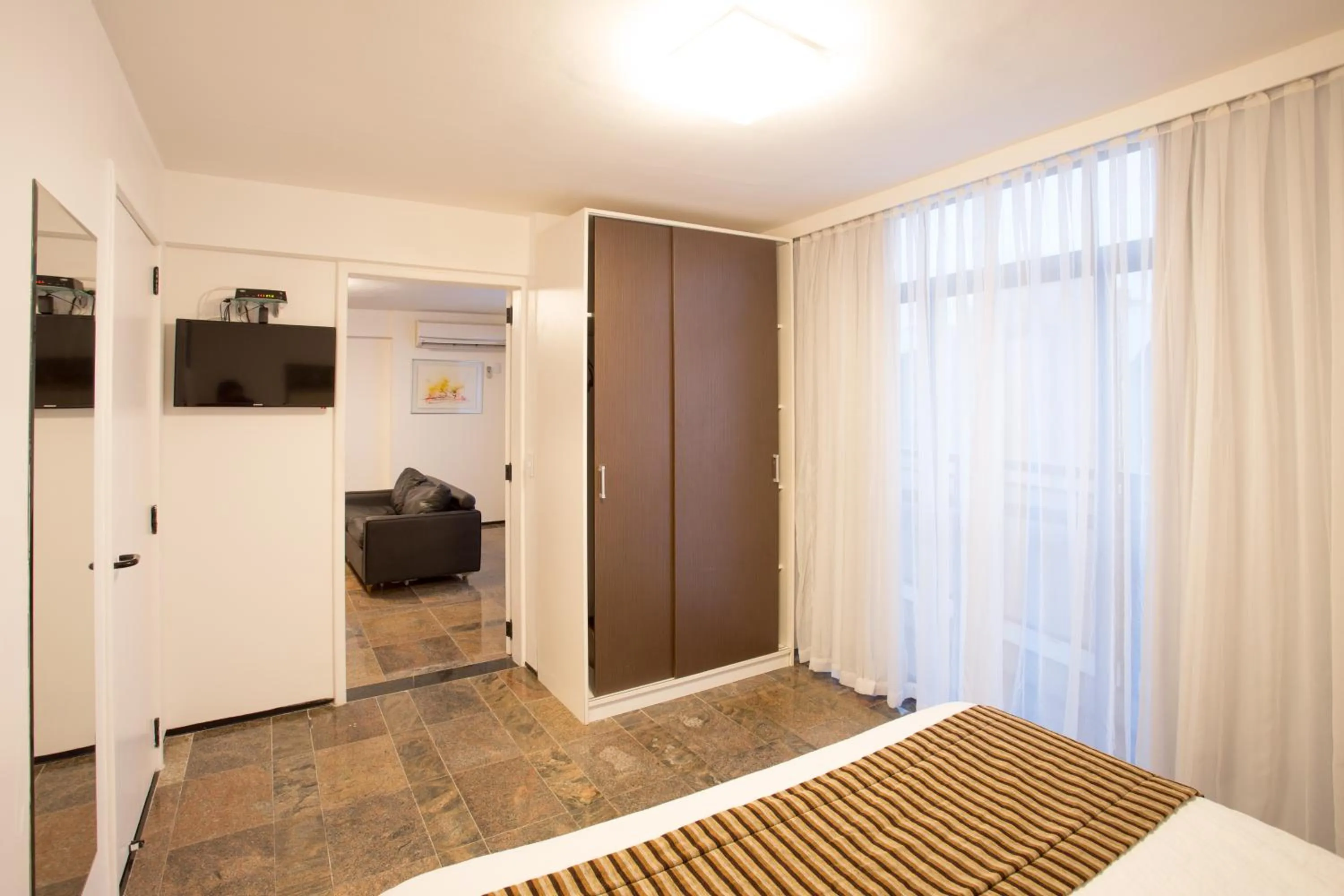 Bedroom, Bed in Hotel Brasil Tropical