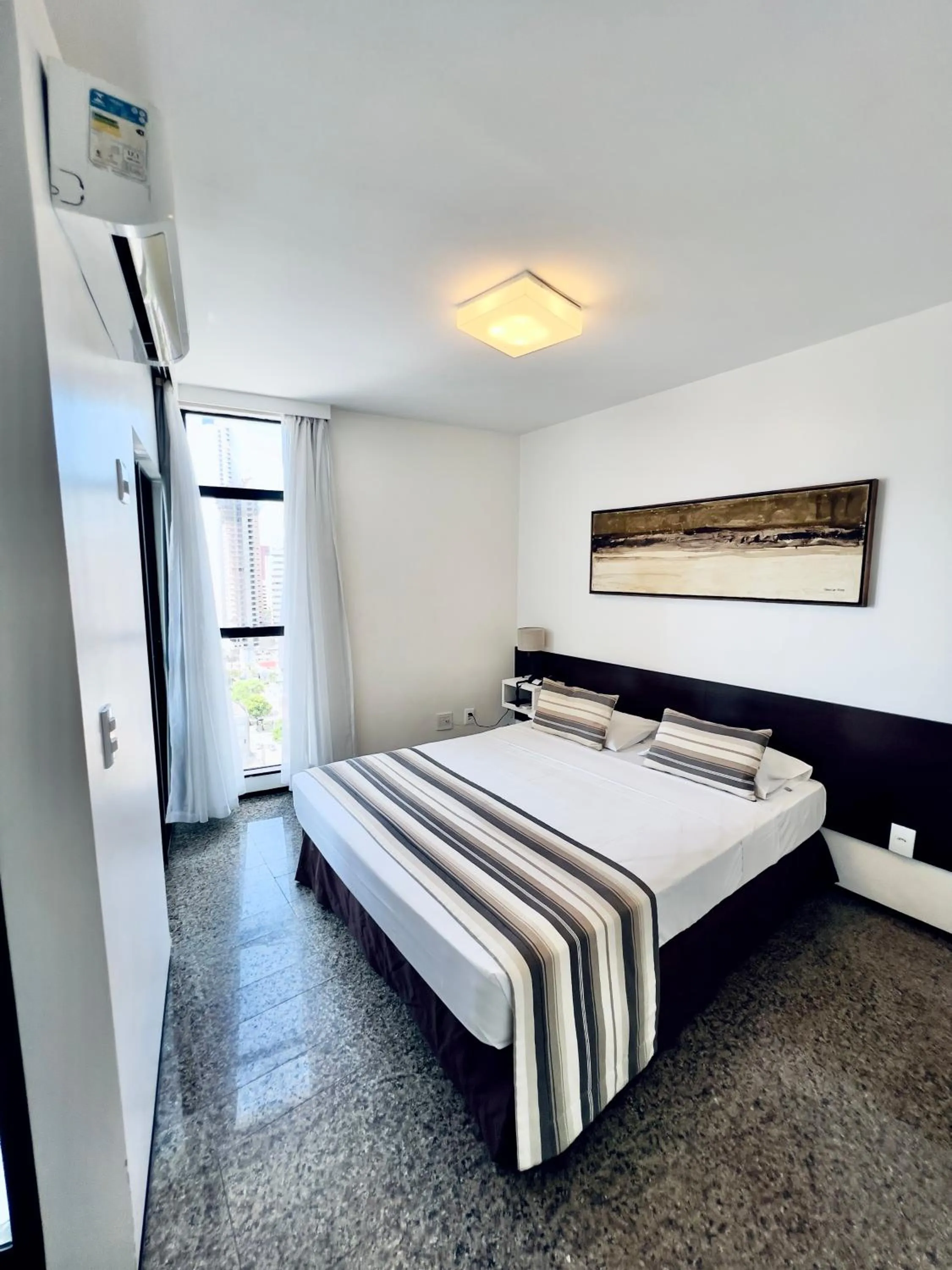 Bed in Hotel Brasil Tropical