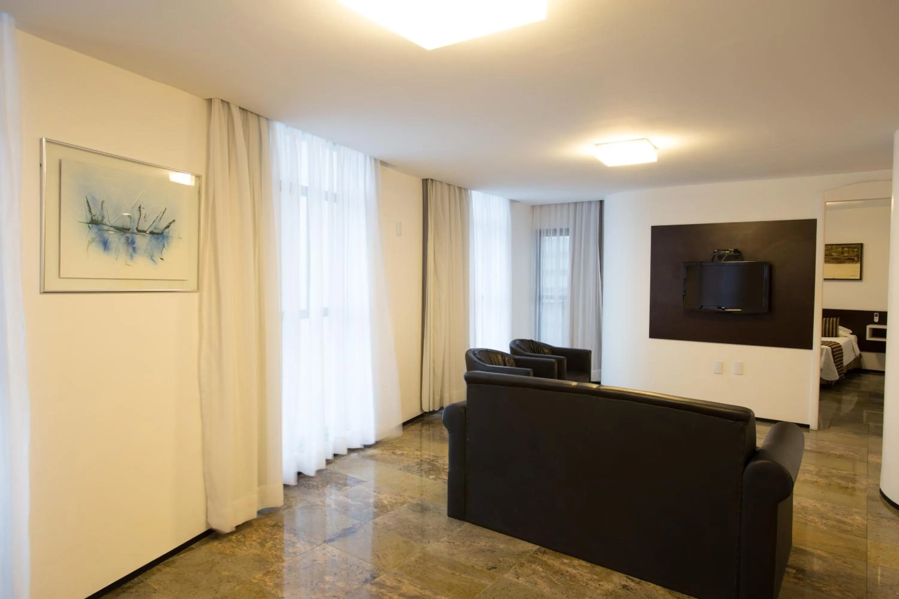 Communal lounge/ TV room in Hotel Brasil Tropical