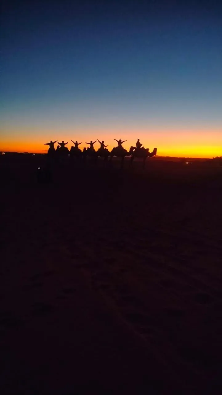 Natural landscape in Merzouga wild Camp