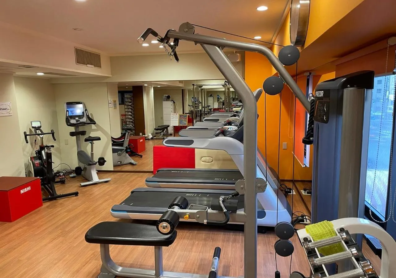 Fitness centre/facilities in Nagoya B's Hotel