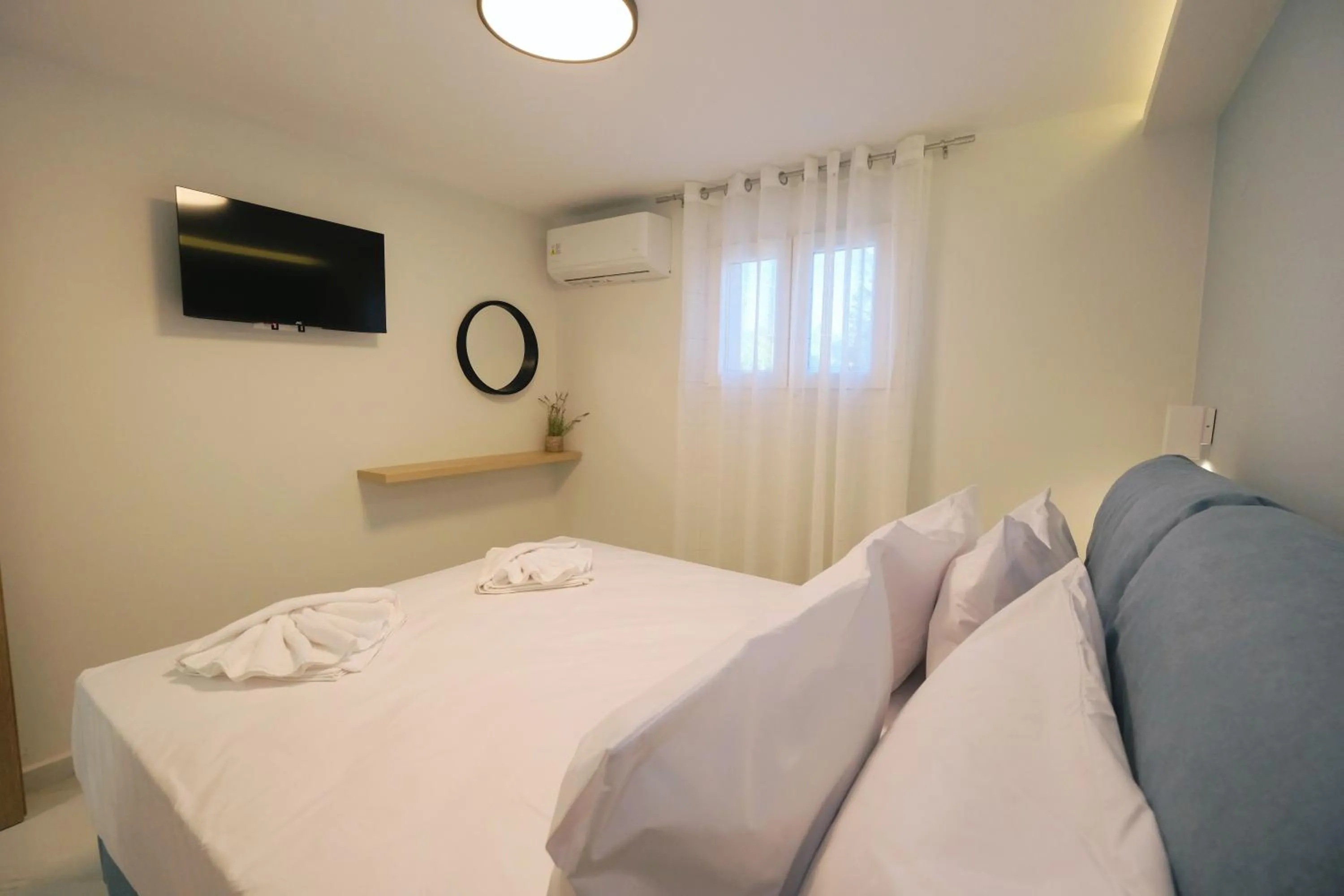 Bed in Nerea Apartments