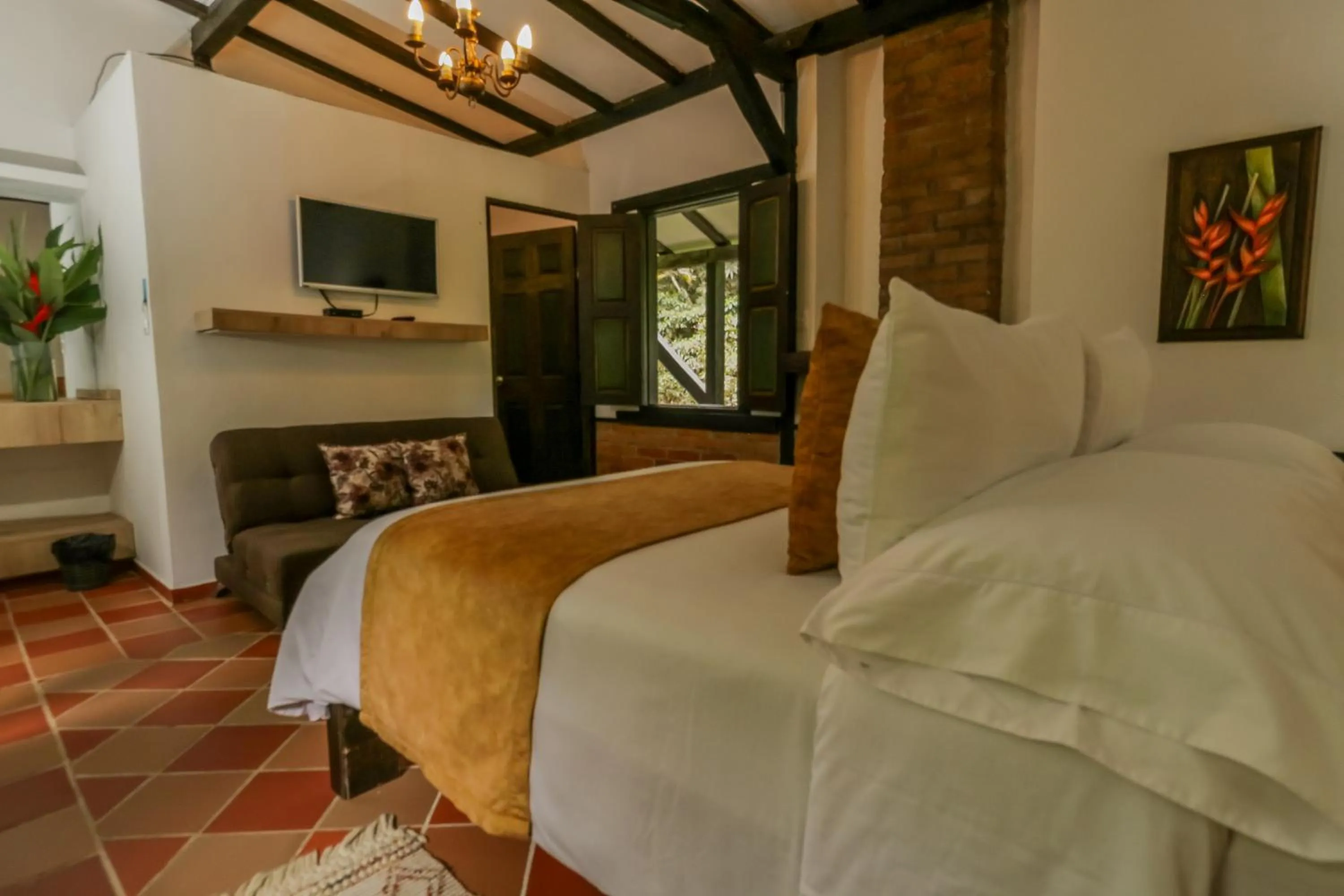 Photo of the whole room, Bed in Hotel Vísperas