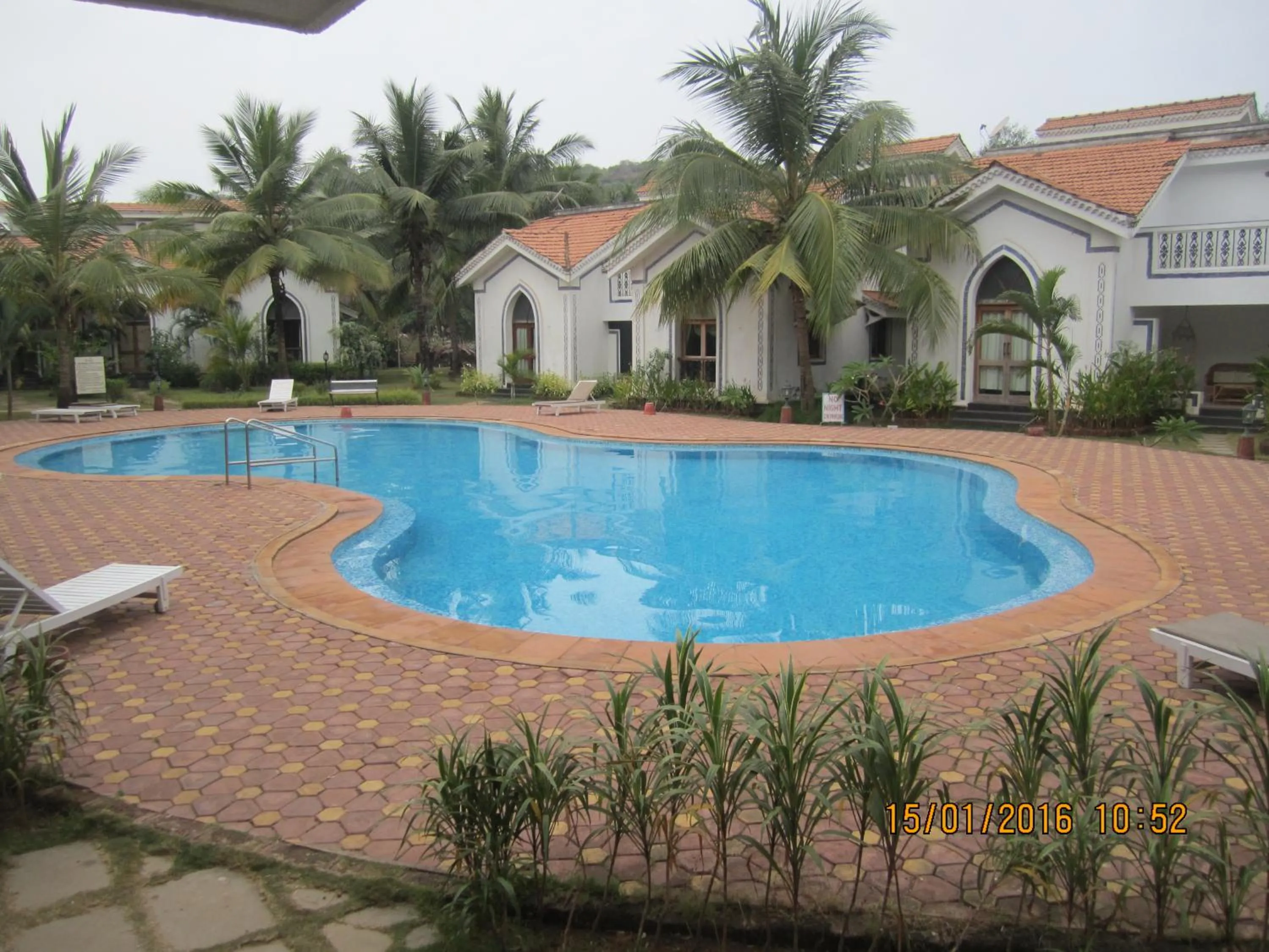 Pool view in Riviera Hermitage