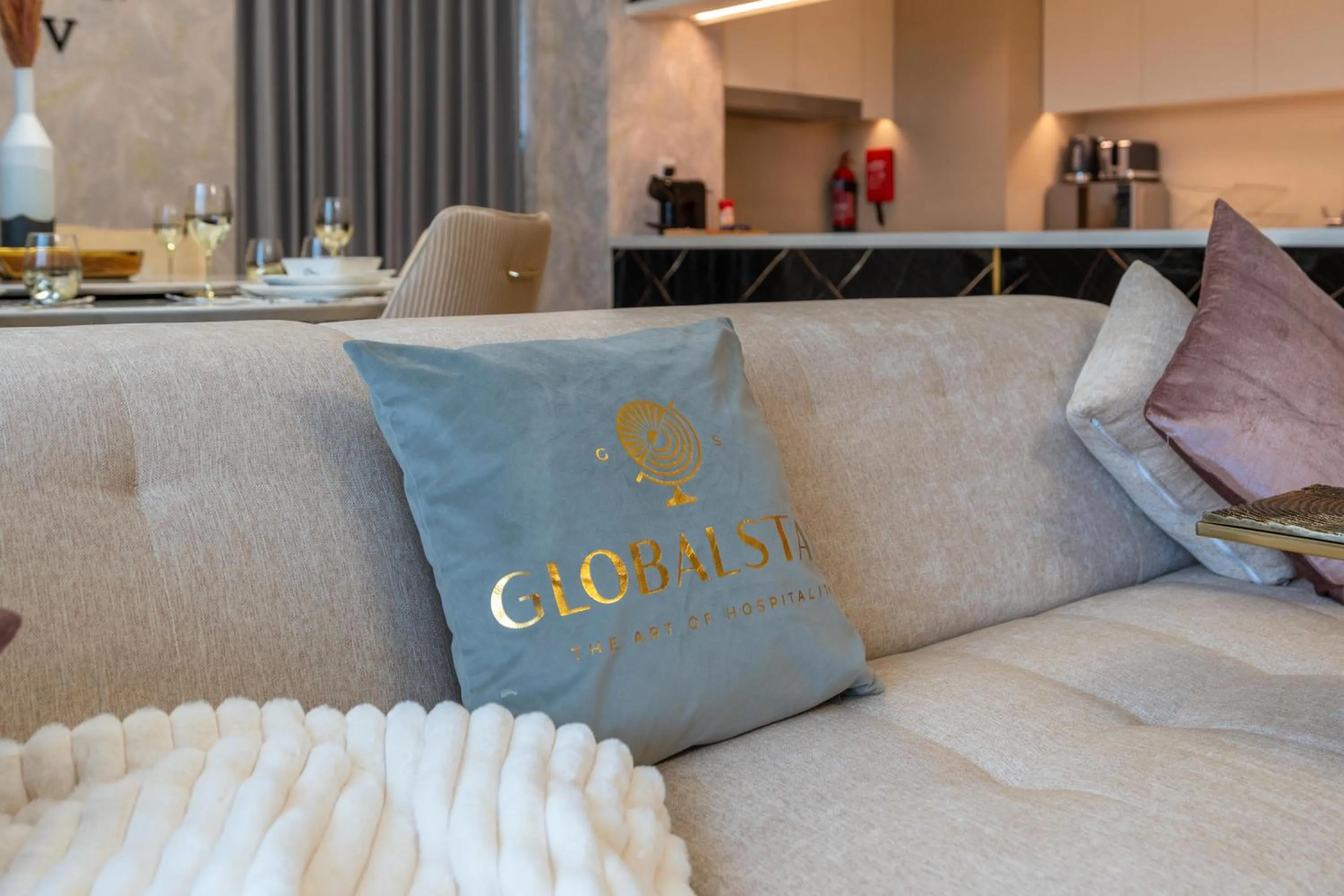 Living room in Globalstay Creek Horizon Modern Apartments