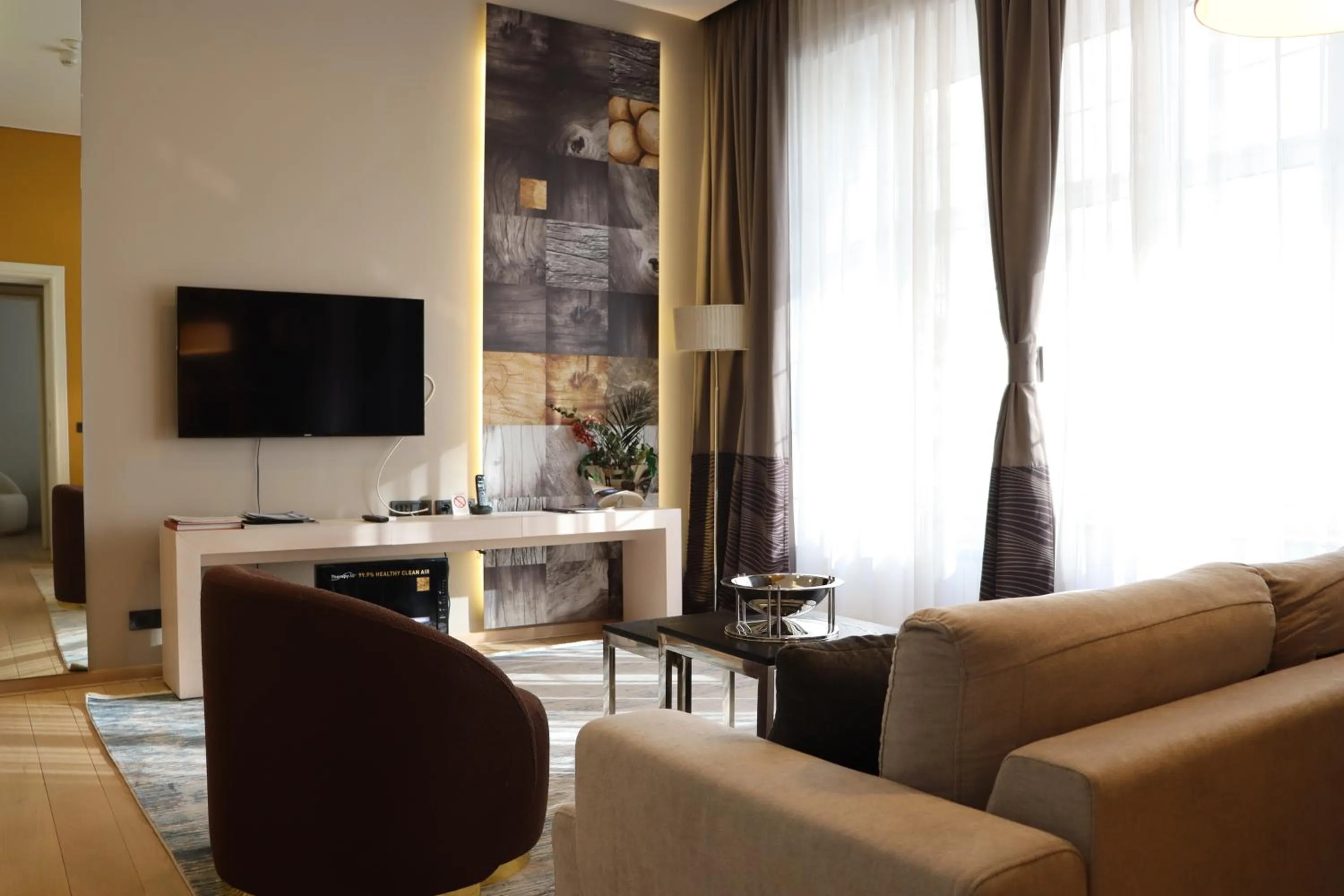 Living room in Zepter Hotel Belgrade, member of Zepter Hotels