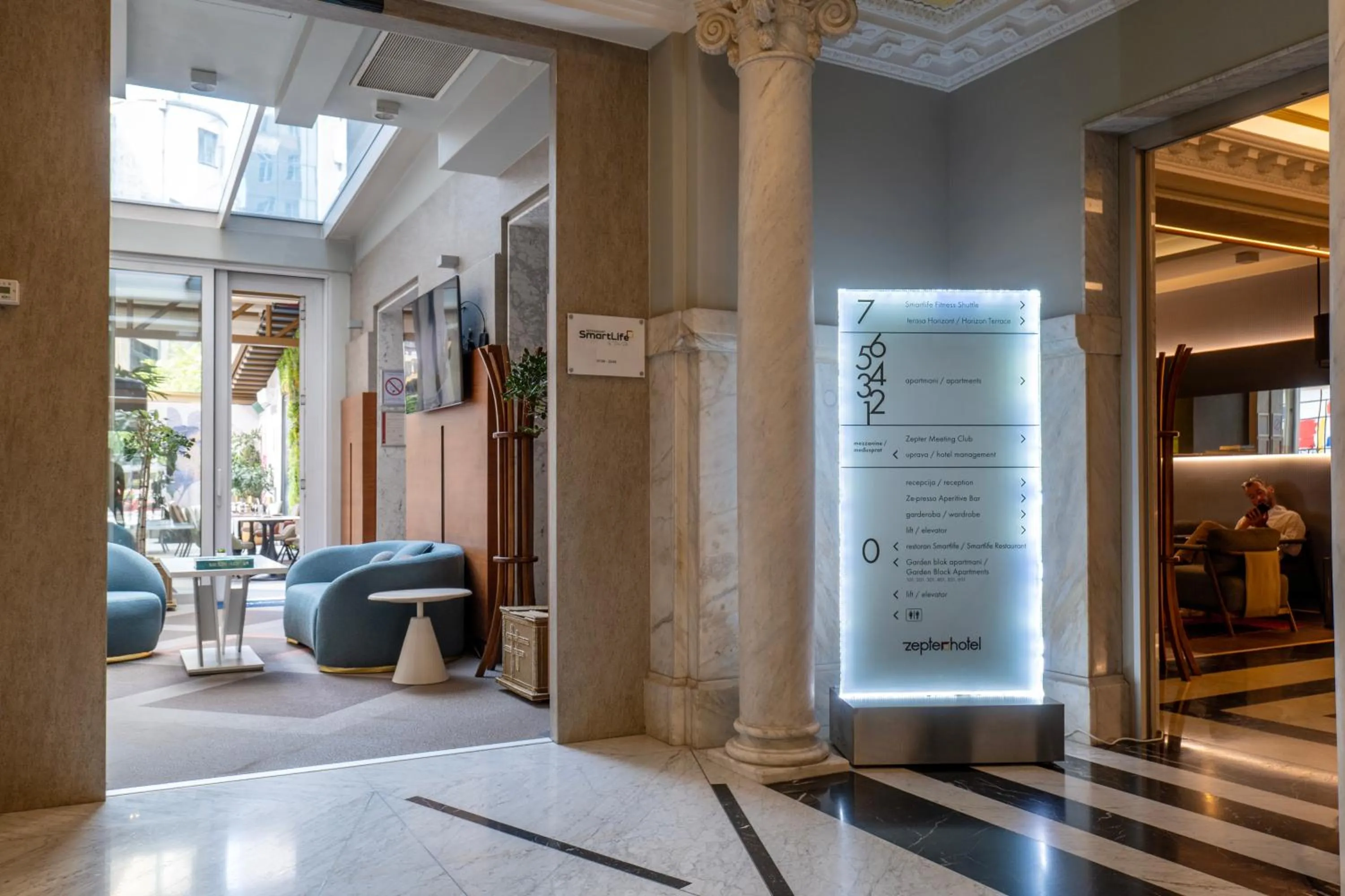 Lobby or reception in Zepter Hotel Belgrade, member of Zepter Hotels