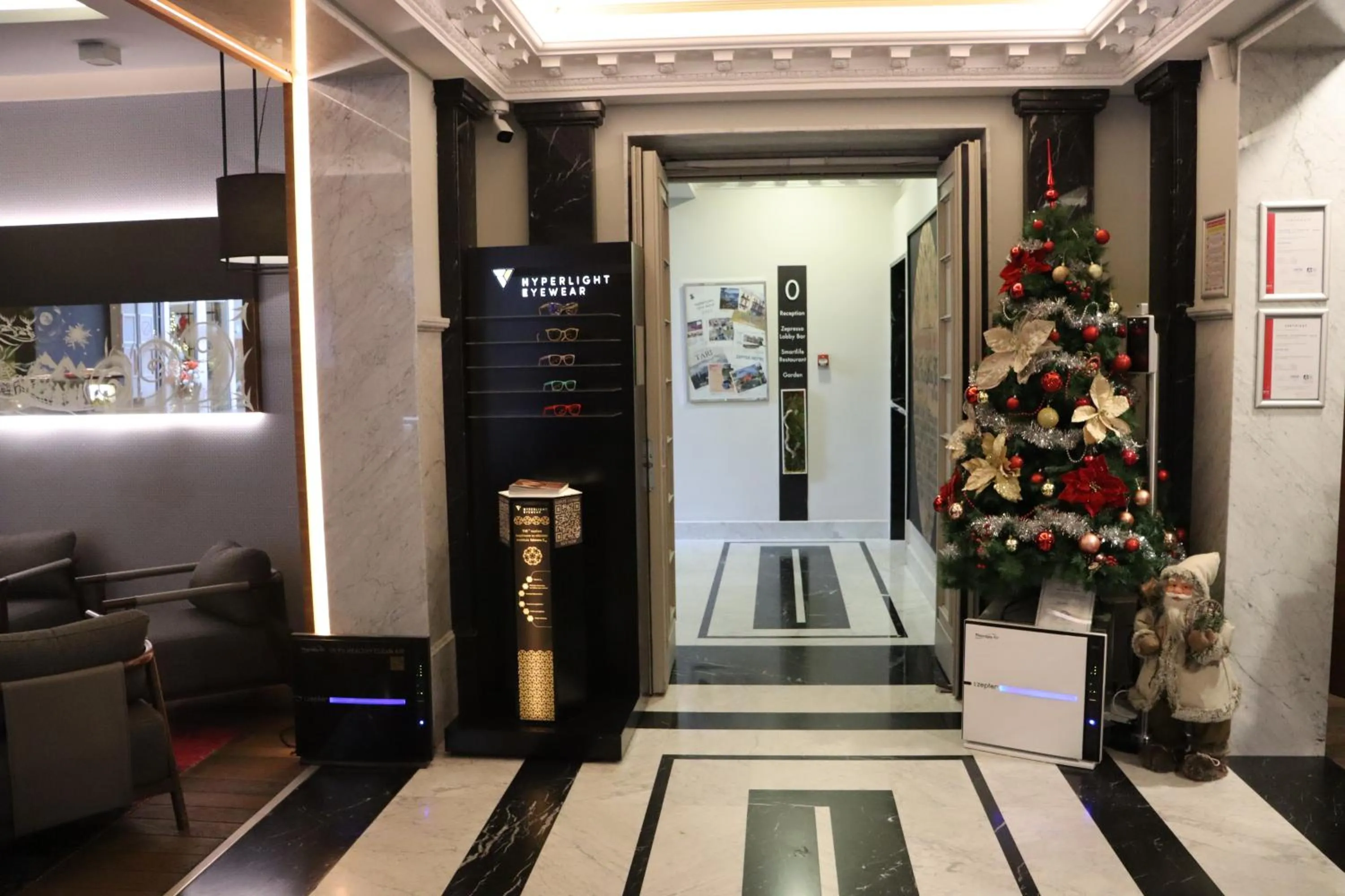 Seating area in Zepter Hotel Belgrade, member of Zepter Hotels