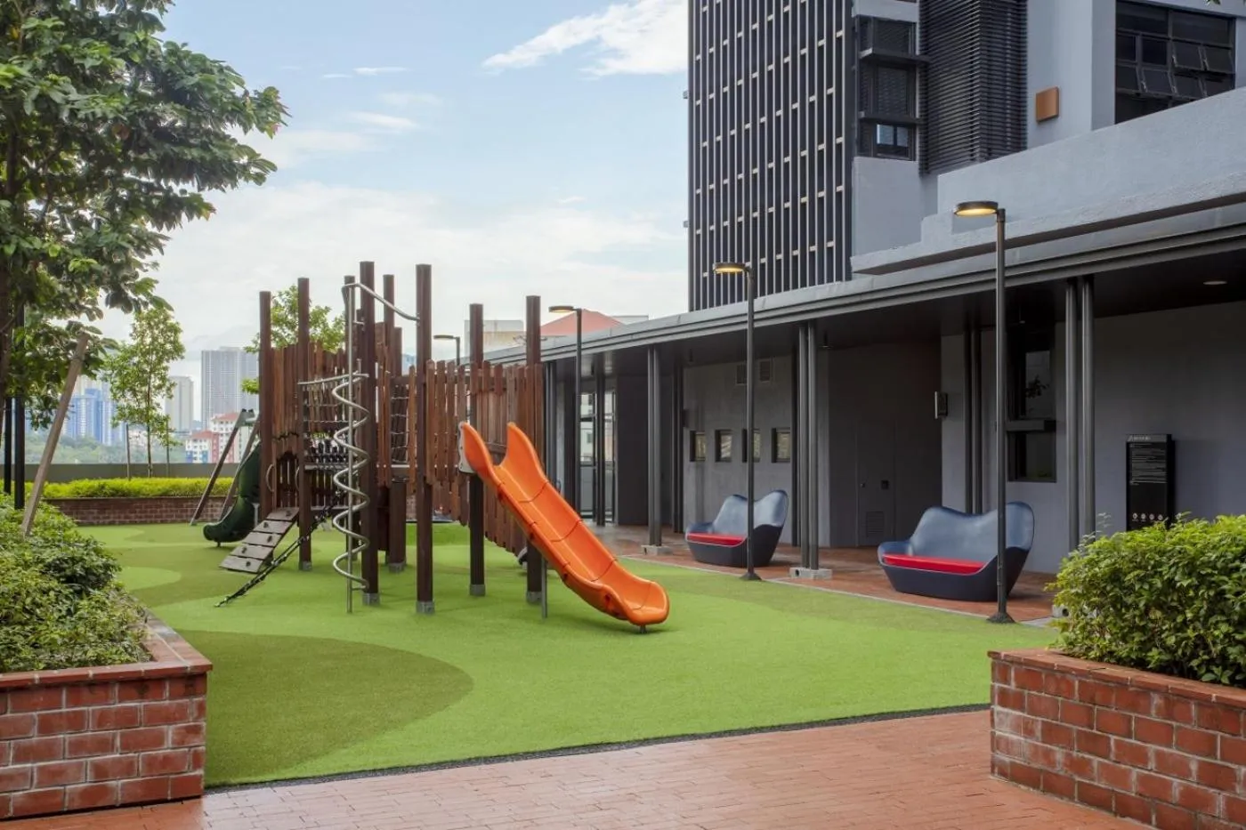 Children play ground in Millerz Square Old Klang Road