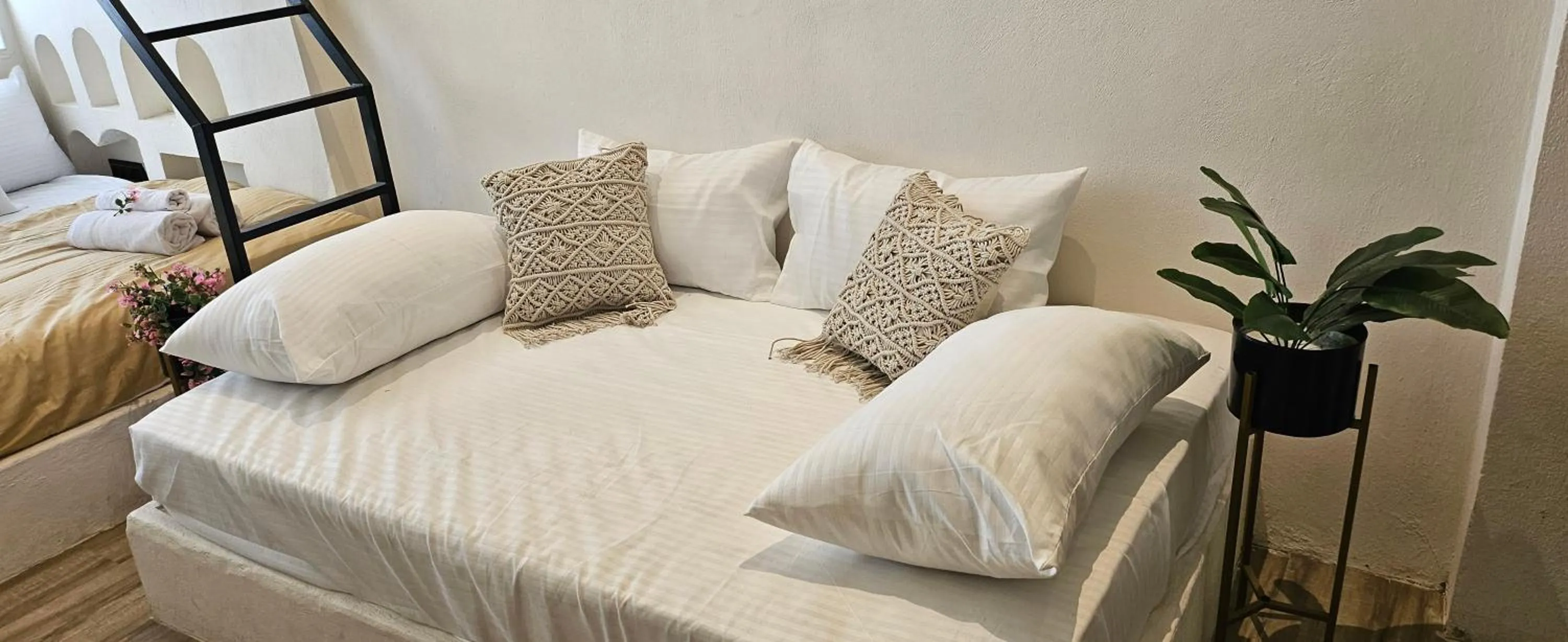 Bed in The Boho House