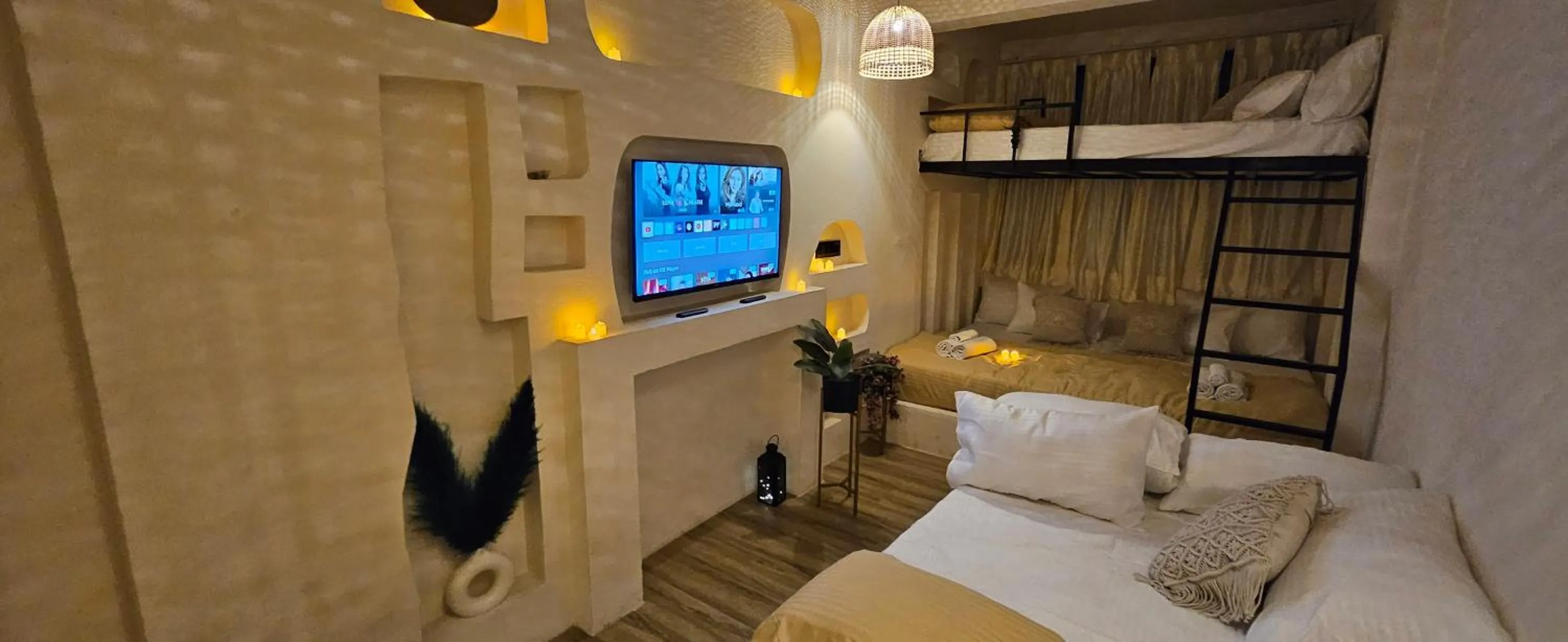 Bed in The Boho House