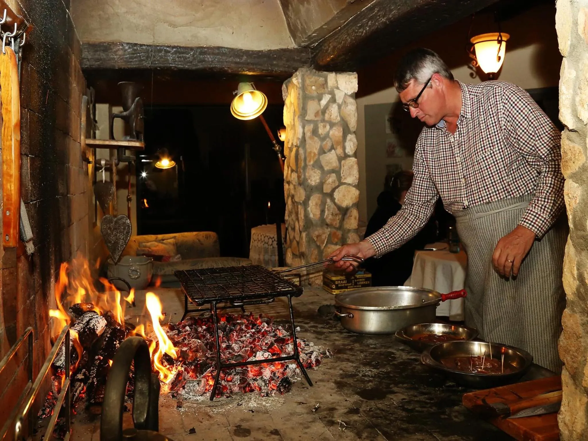 Restaurant/places to eat in Skeiding Guest Farm